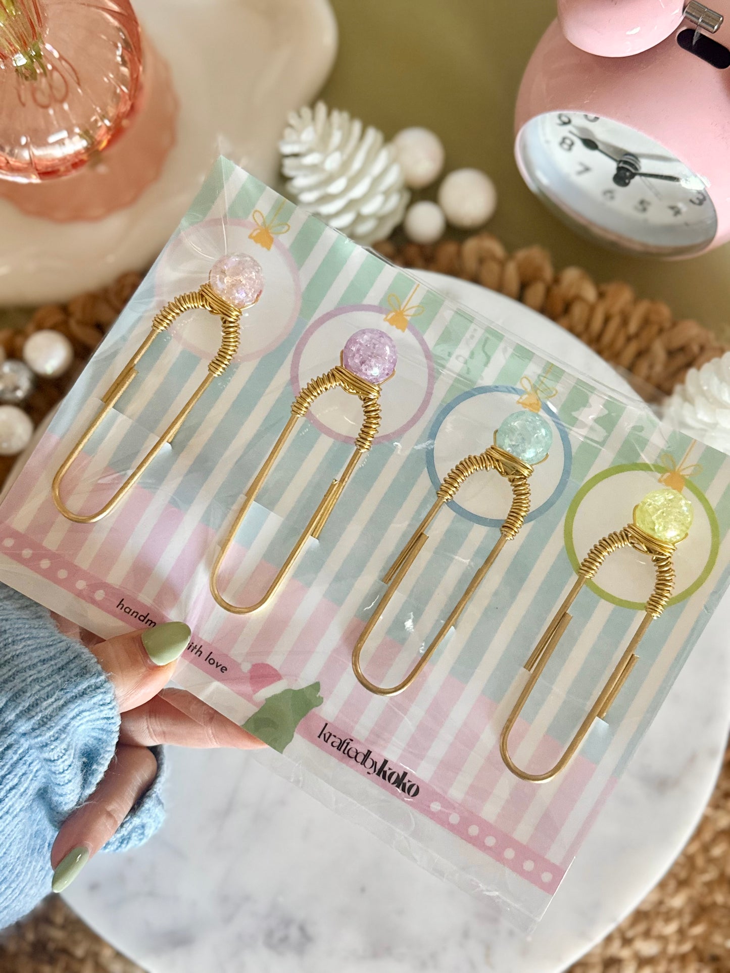 Crackle Ice Clip Quartet ❄️