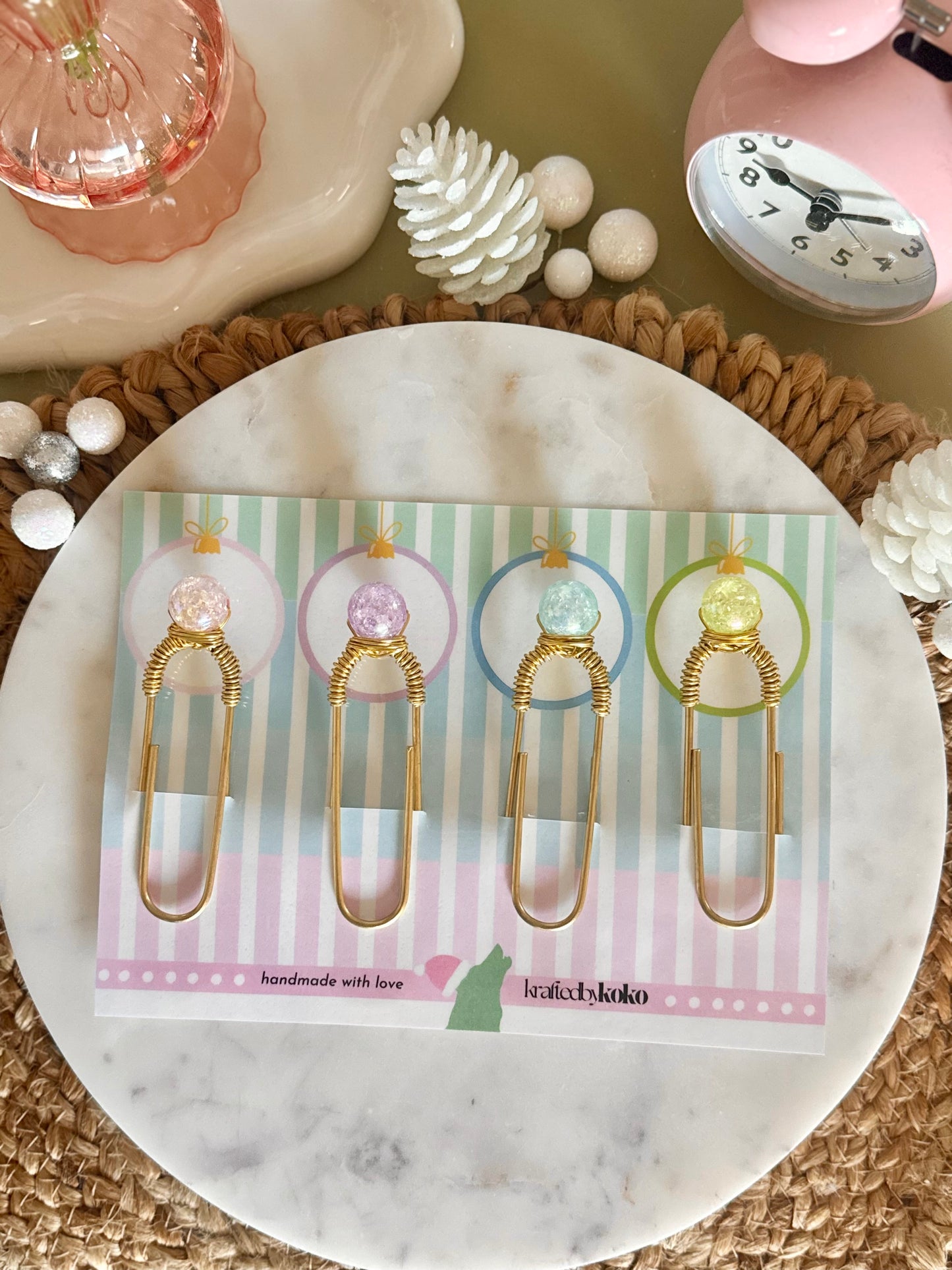 Crackle Ice Clip Quartet ❄️