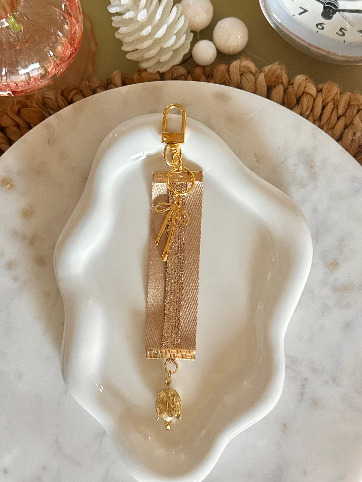 Champagne Petal Planner Charm