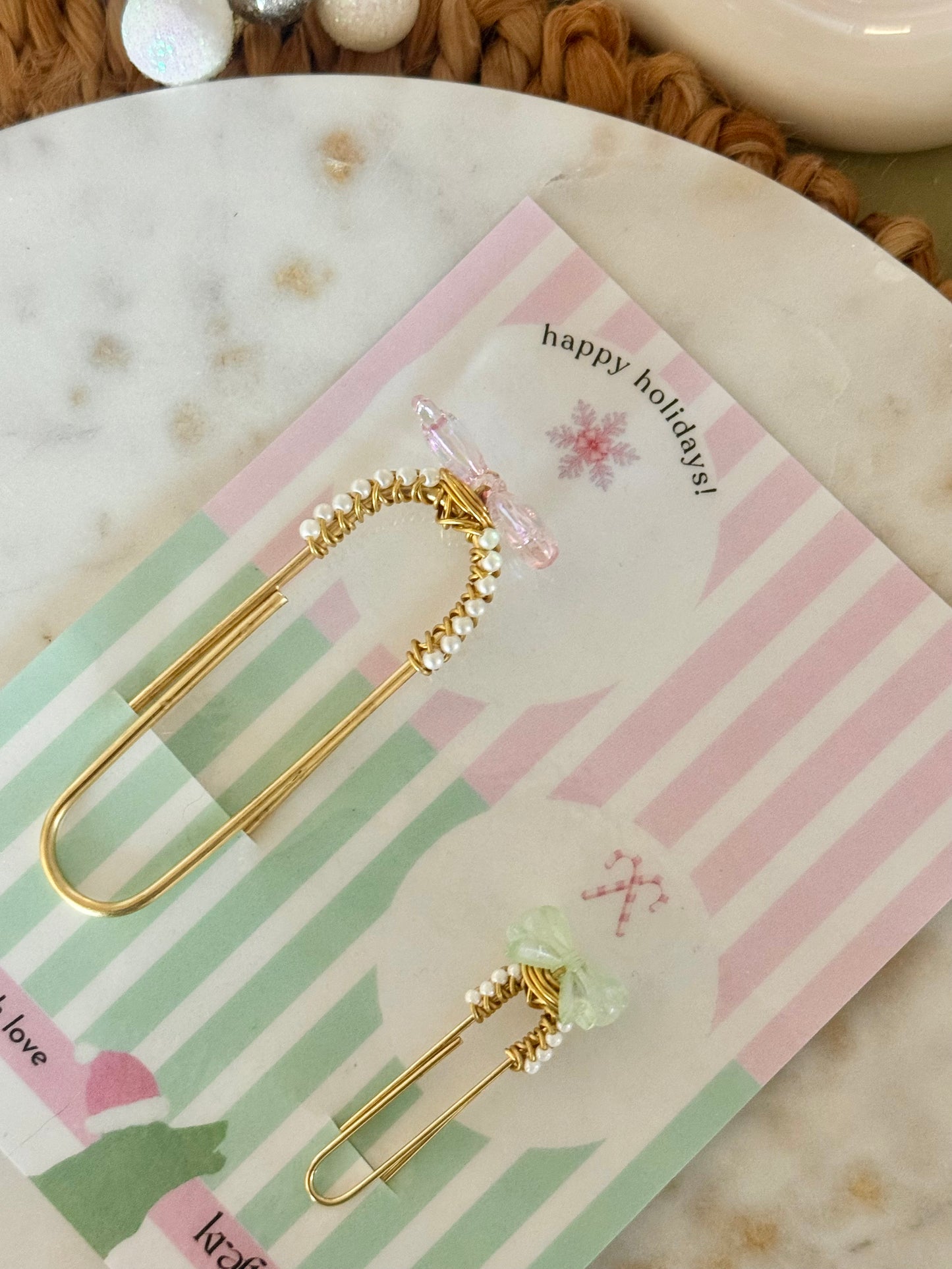 Mistletoe & Mini Bow Duo 🎀