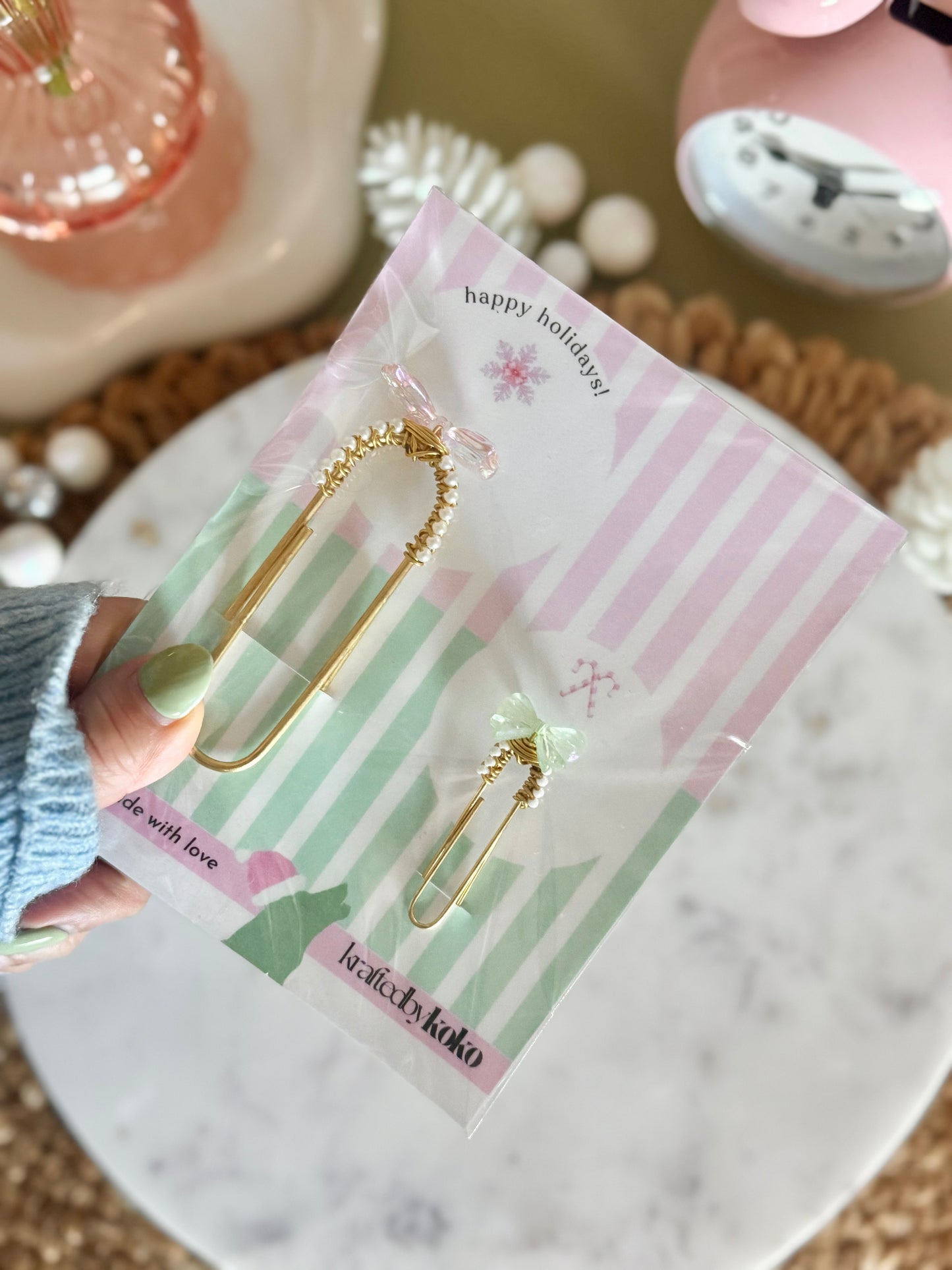 Mistletoe & Mini Bow Duo 🎀