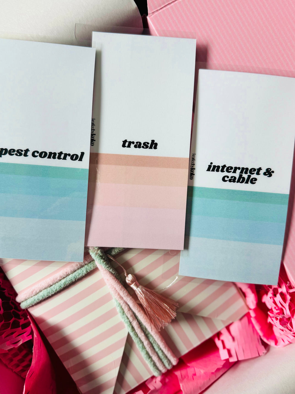 Paper Disko 1 Month Ahead Cash Envelopes – Krafted by Koko