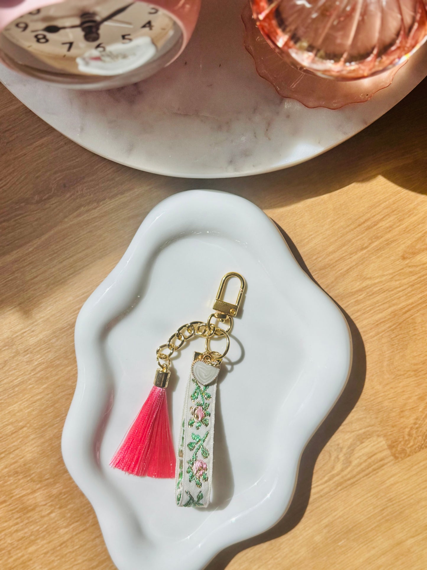 Lace & Love Keychain