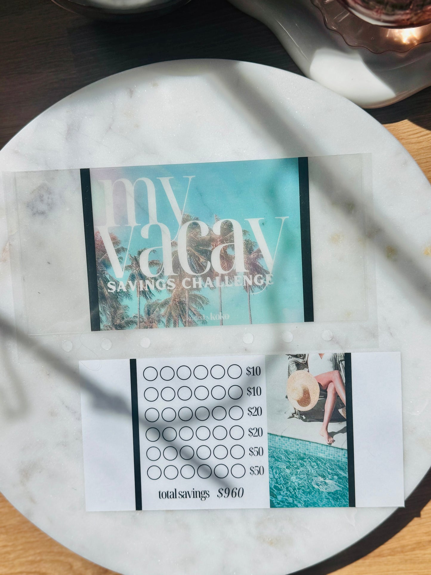 My Vacay Savings Challenge