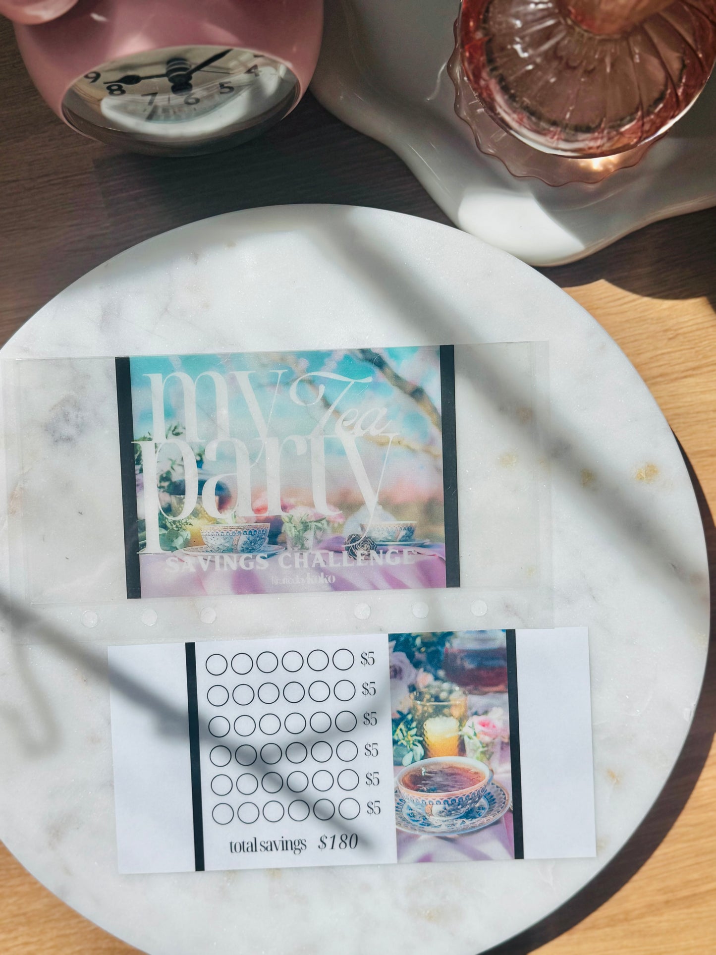 My Tea Party Savings Challenge