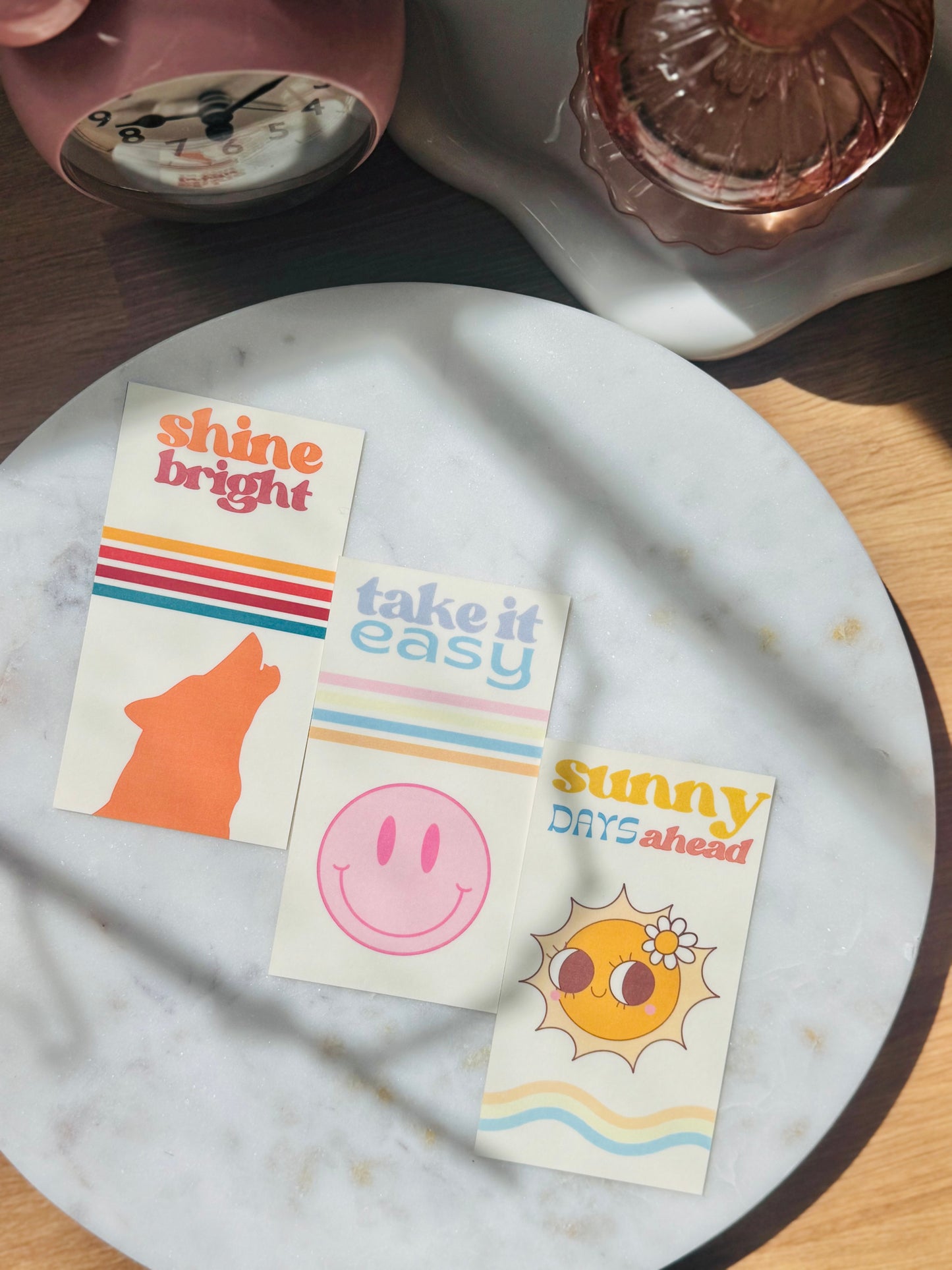 Sunshine Vibes Planner Kards 3pk