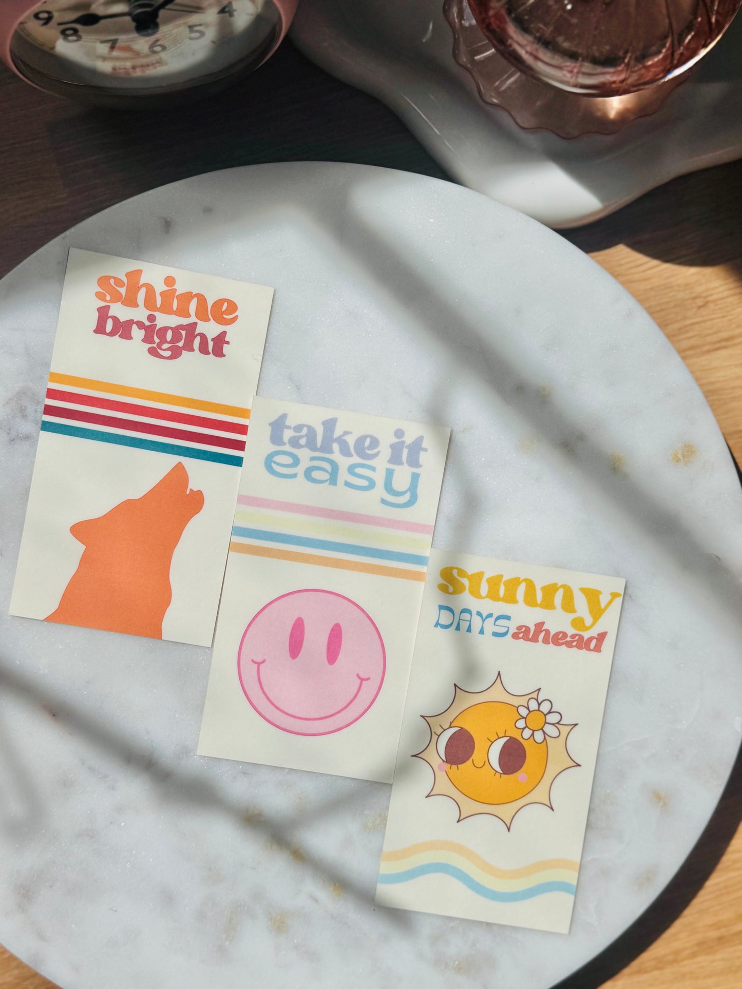 Sunshine Vibes Planner Kards 3pk