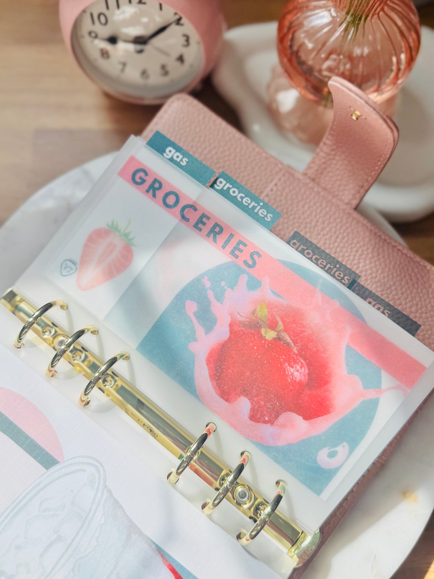 Strawberry Sweet Kream Cash Envelopes