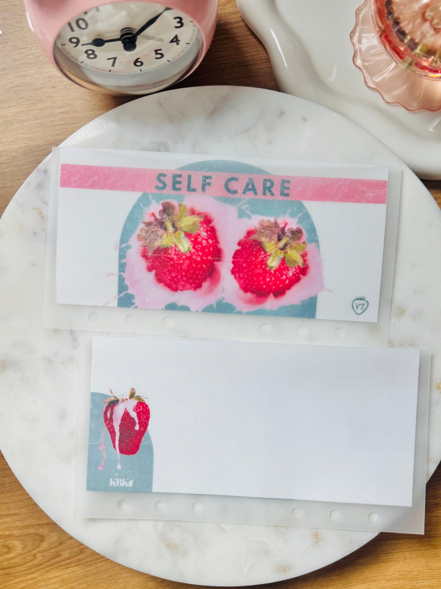 Strawberry Sweet Kream Cash Envelopes