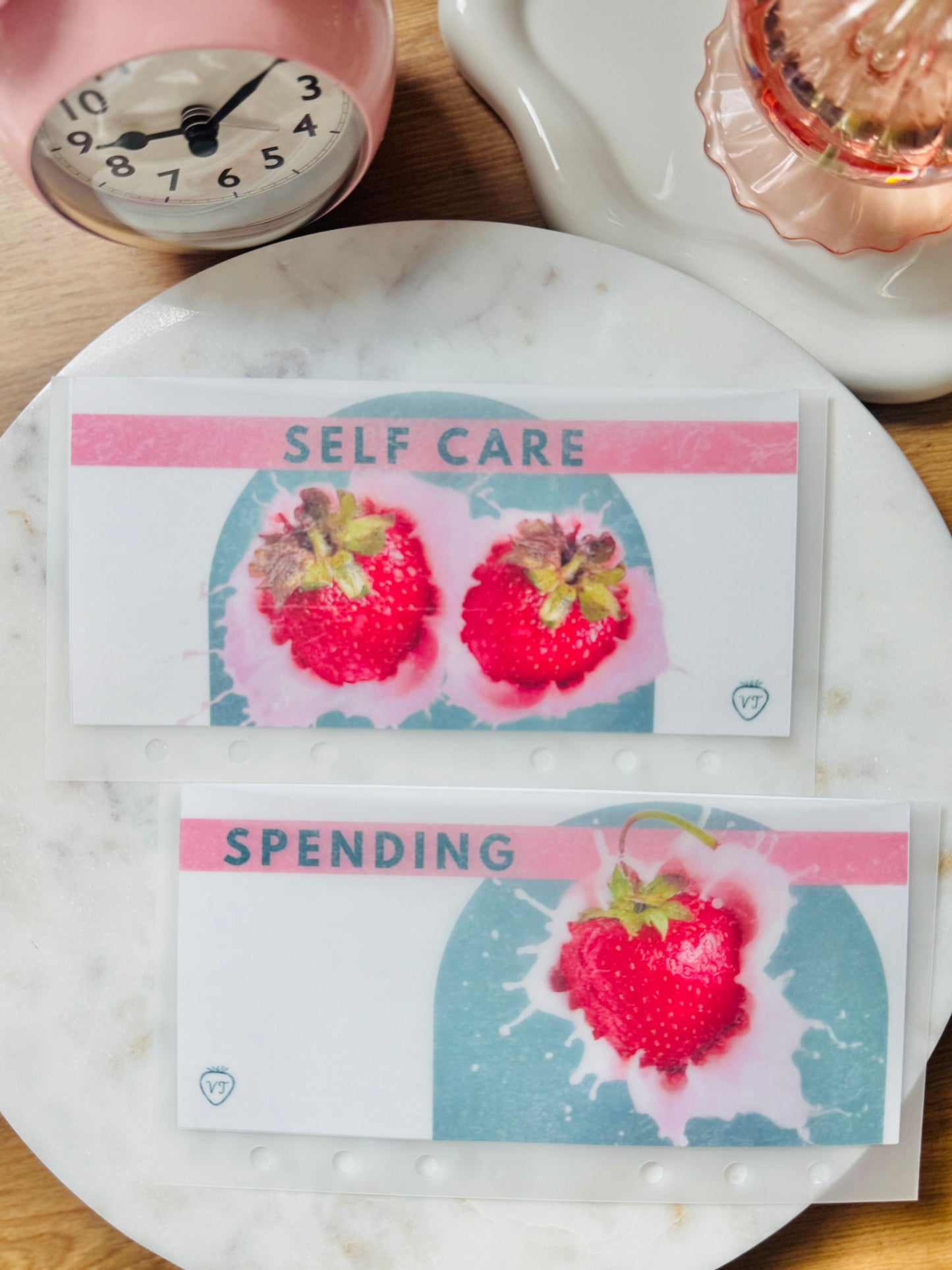 Strawberry Sweet Kream Cash Envelopes