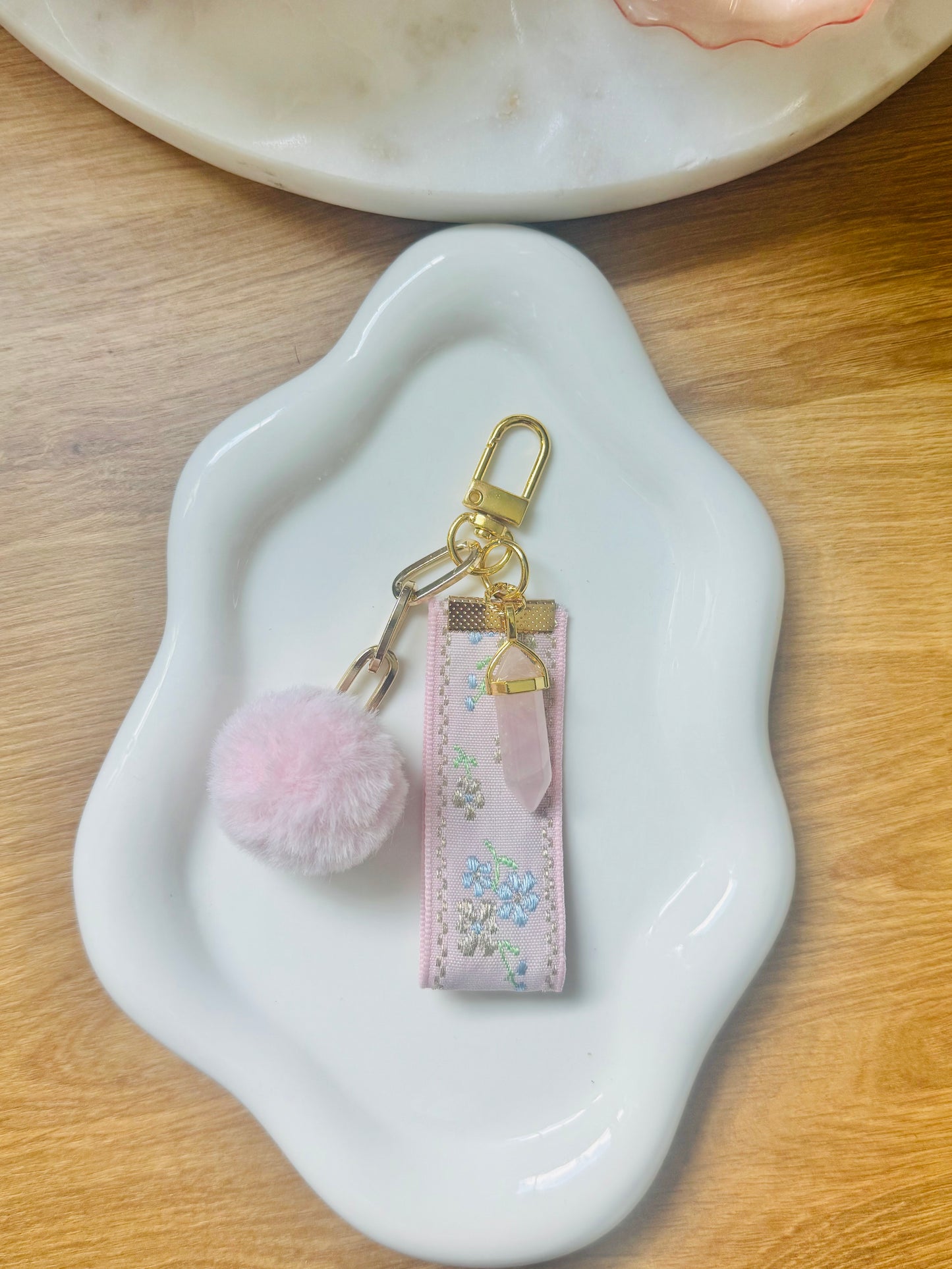 Rosebud Relic Keychain