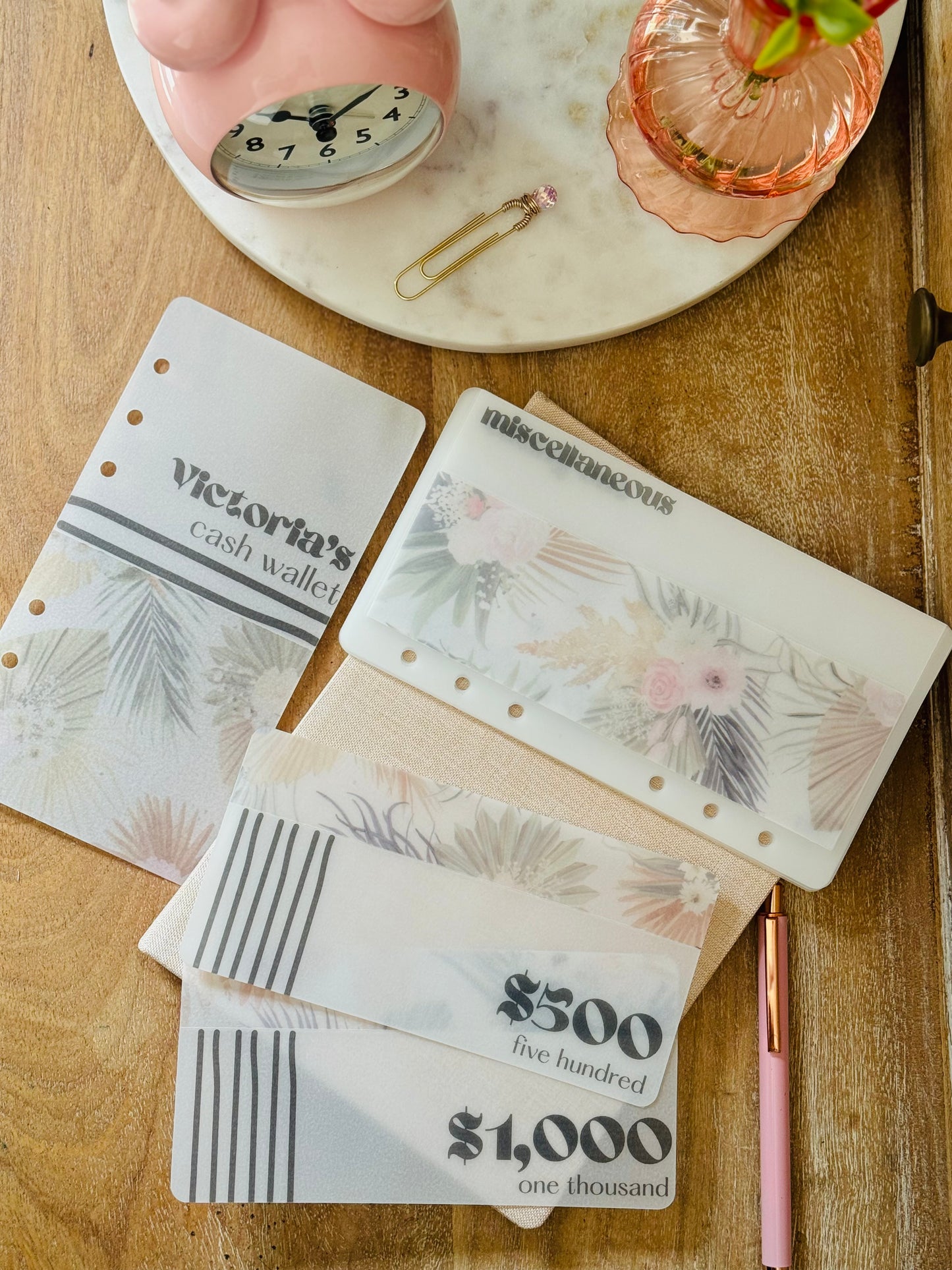 Boho Glow Cash Envelopes