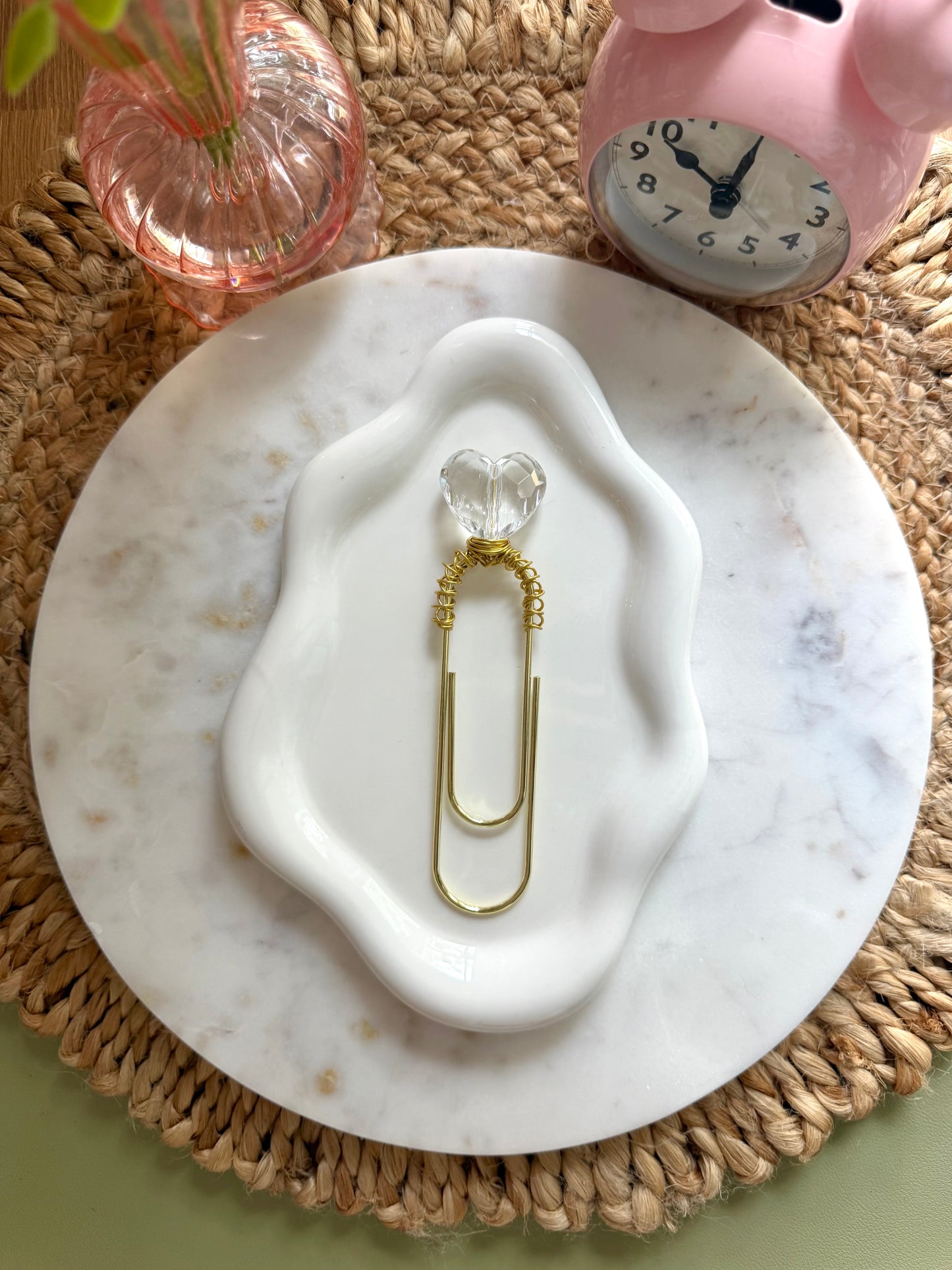Kora's Krystal Heart Paperclip 🌈