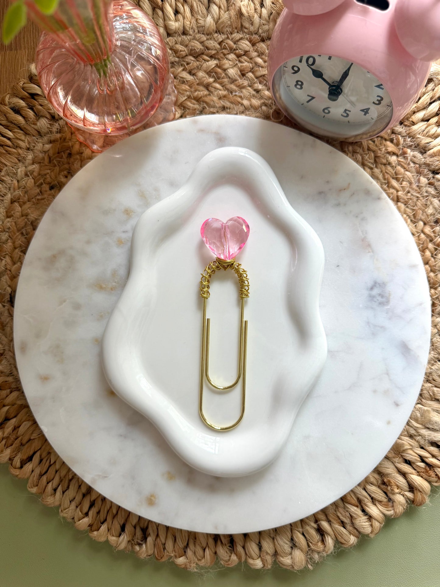 Kora's Krystal Heart Paperclip 🌈