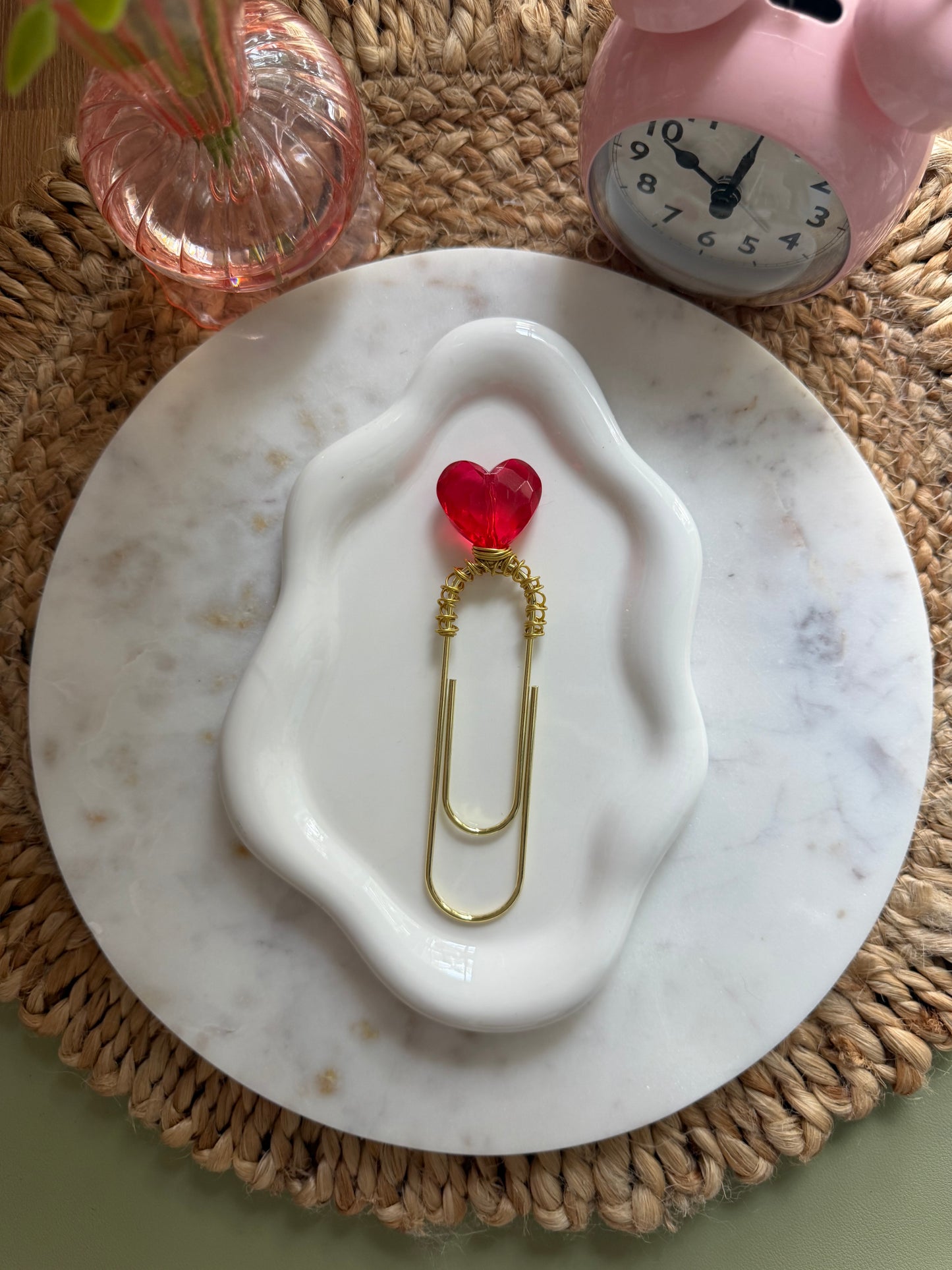 Kora's Krystal Heart Paperclip 🌈