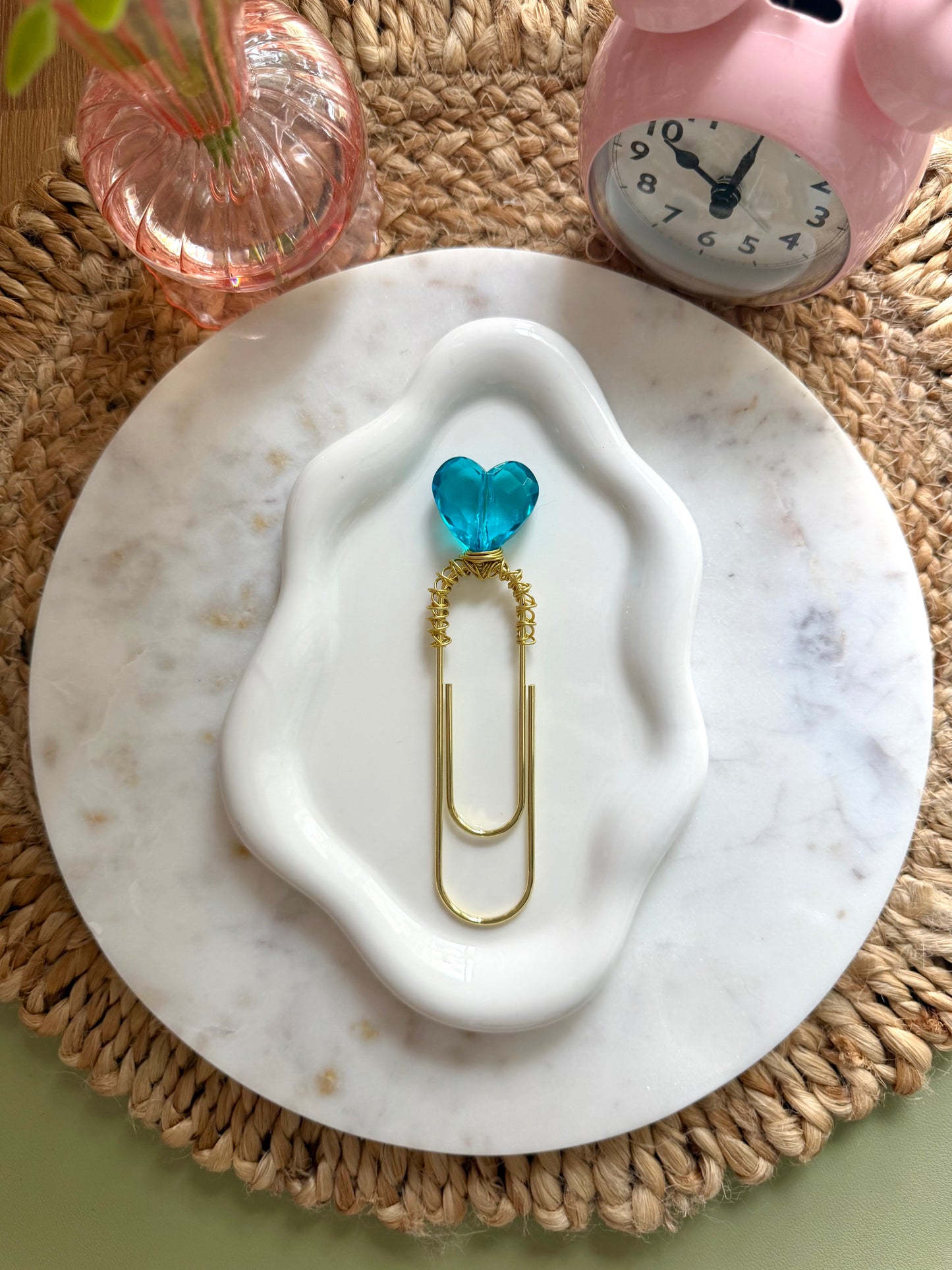 Kora's Krystal Heart Paperclip 🌈