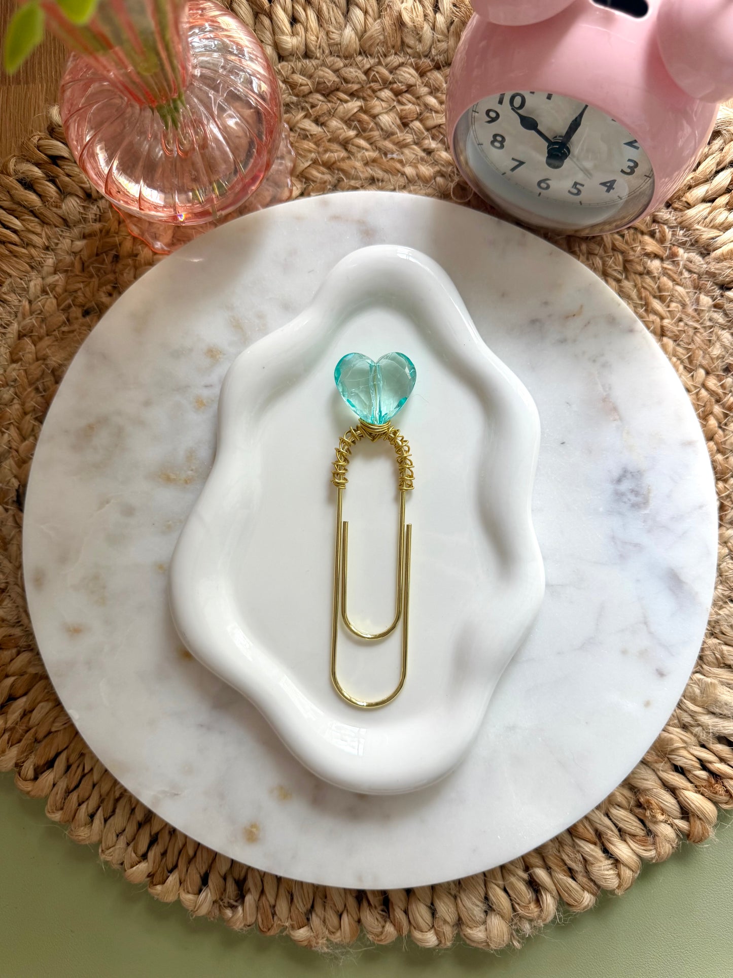 Kora's Krystal Heart Paperclip 🌈