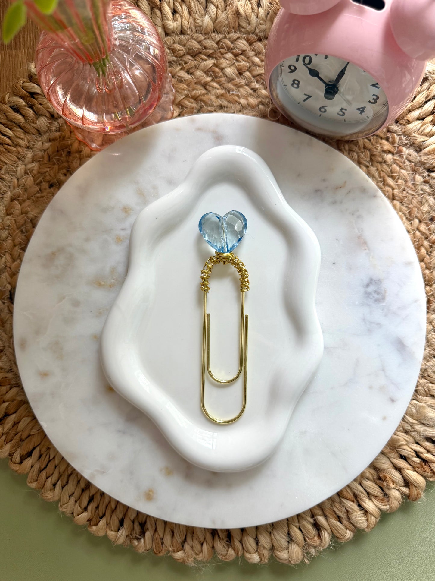 Kora's Krystal Heart Paperclip 🌈