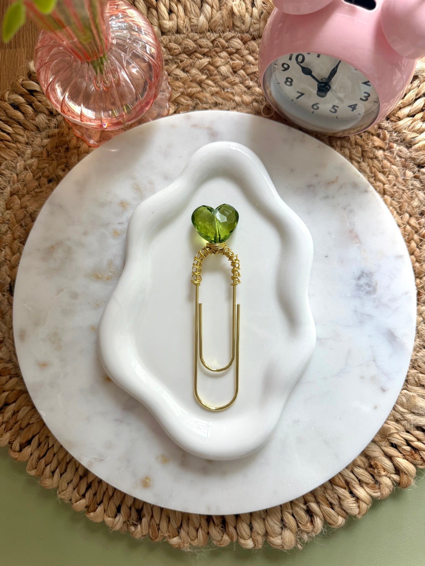 Kora's Krystal Heart Paperclip 🌈