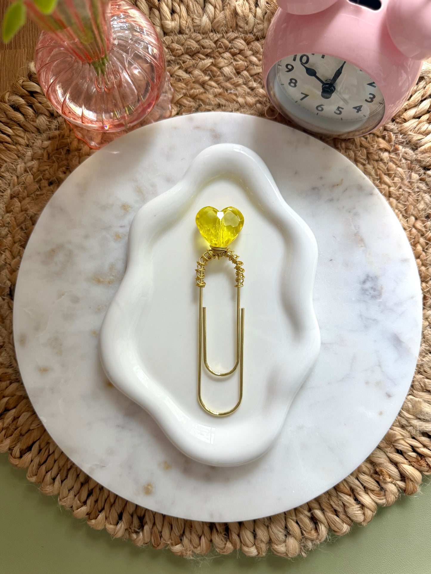Kora's Krystal Heart Paperclip 🌈