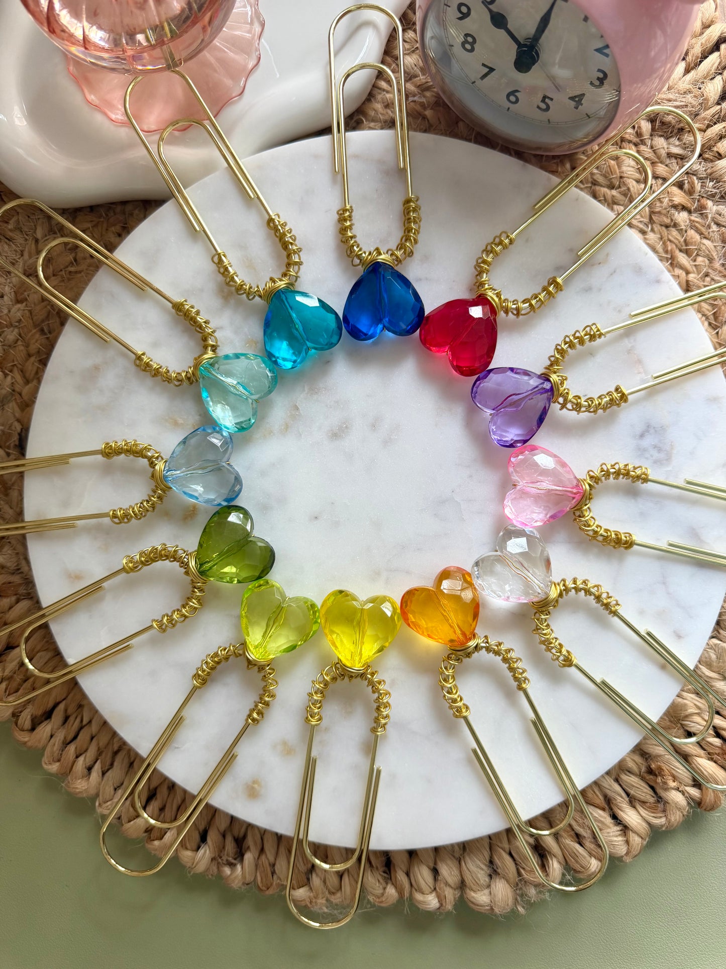 Kora's Krystal Heart Paperclip 🌈