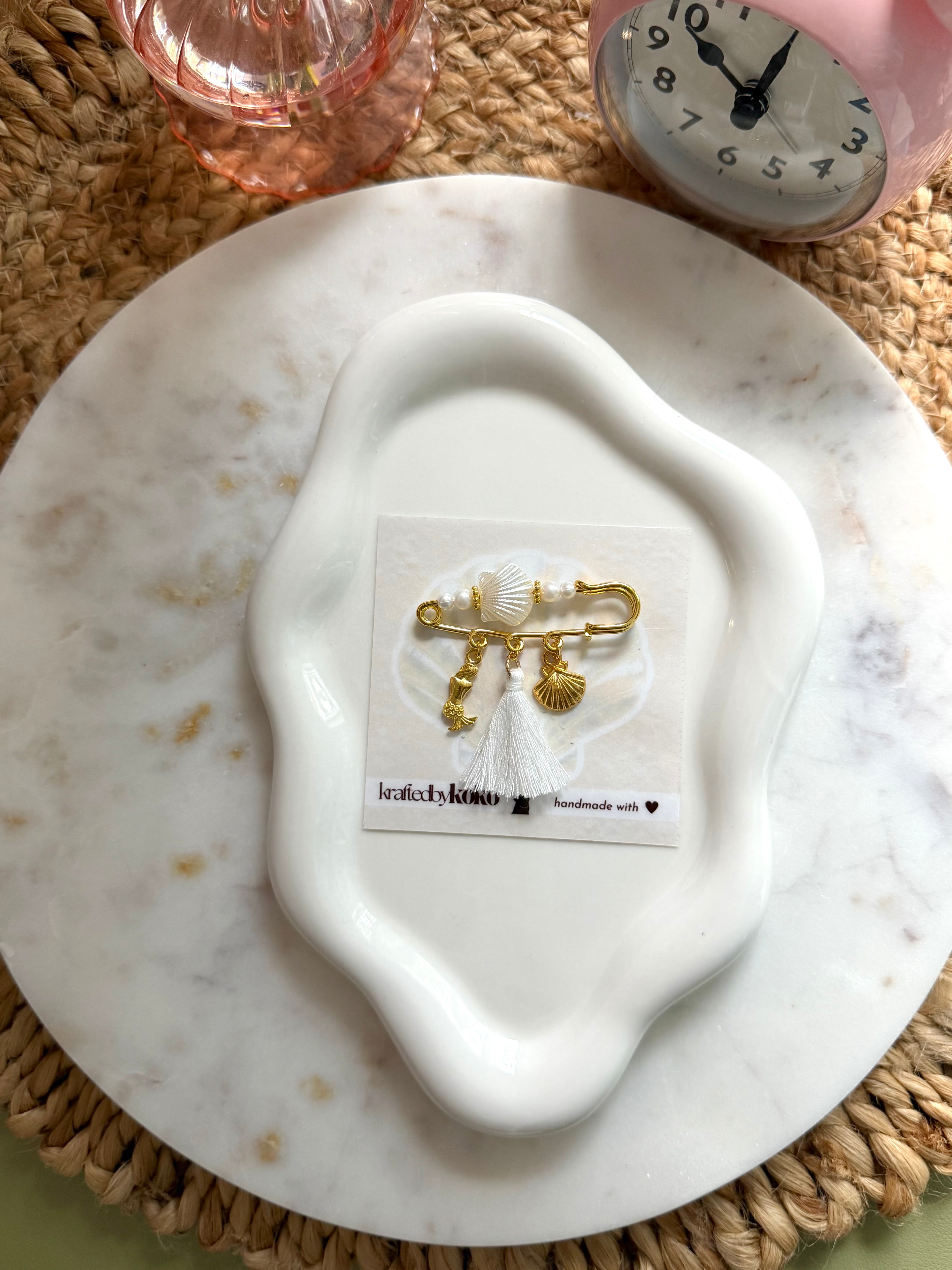 Ivory Tide Pin – Krafted by Koko
