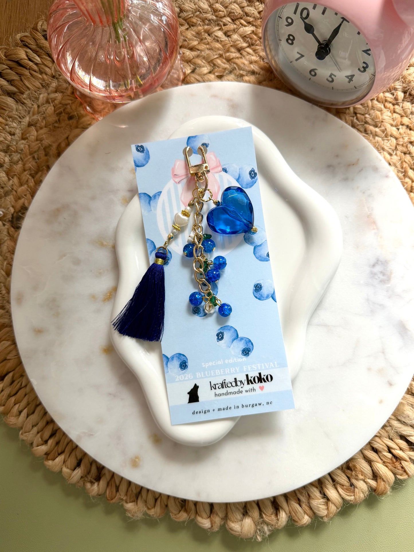 Blueberry Drop Charm 🫐