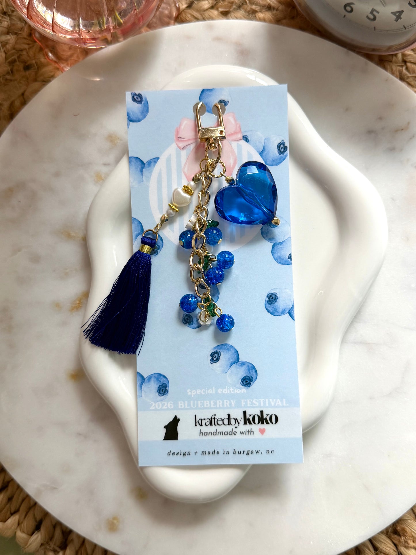 Blueberry Drop Charm 🫐