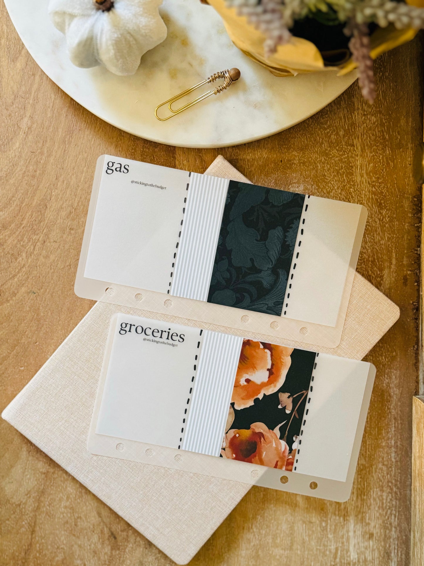 Autumn Library Cash Envelopes