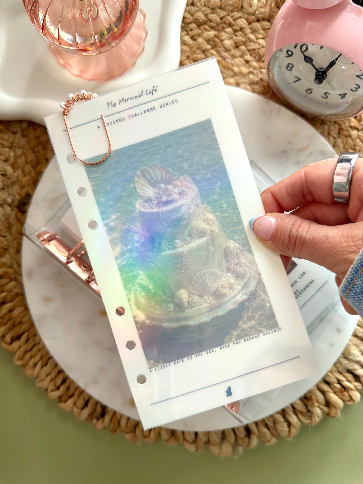 Mermaid Café Sticker Savings Challenge✨🐚