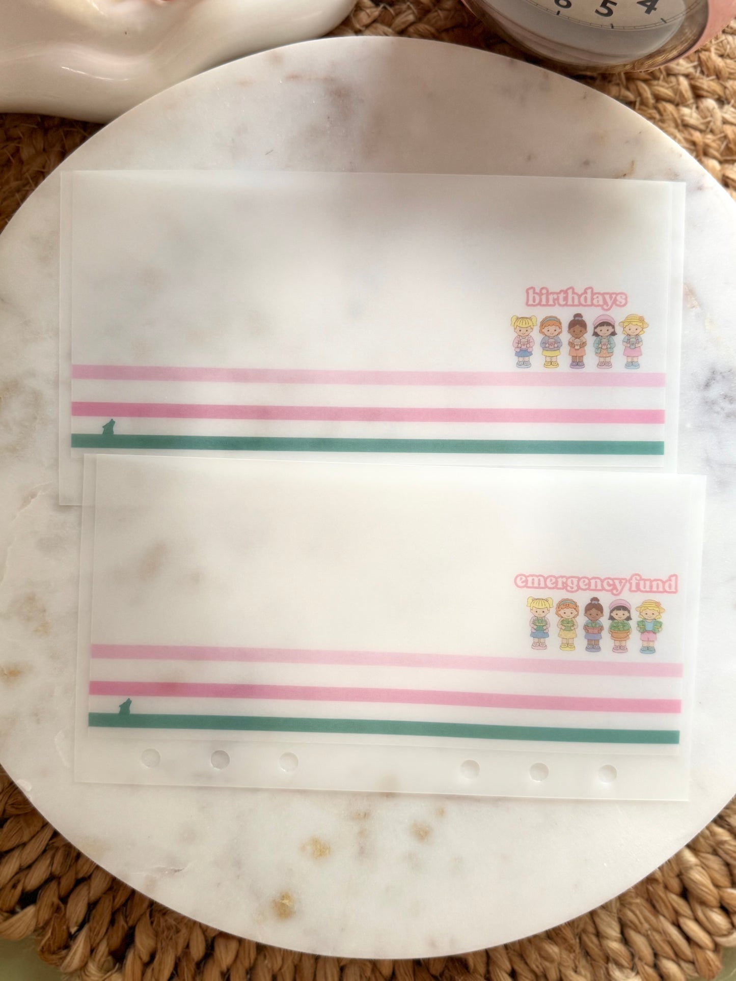 The Pretty Pocket Society Cash Envelopes