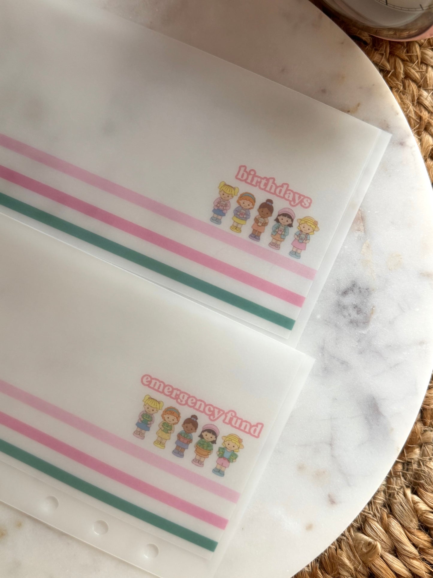 The Pretty Pocket Society Cash Envelopes