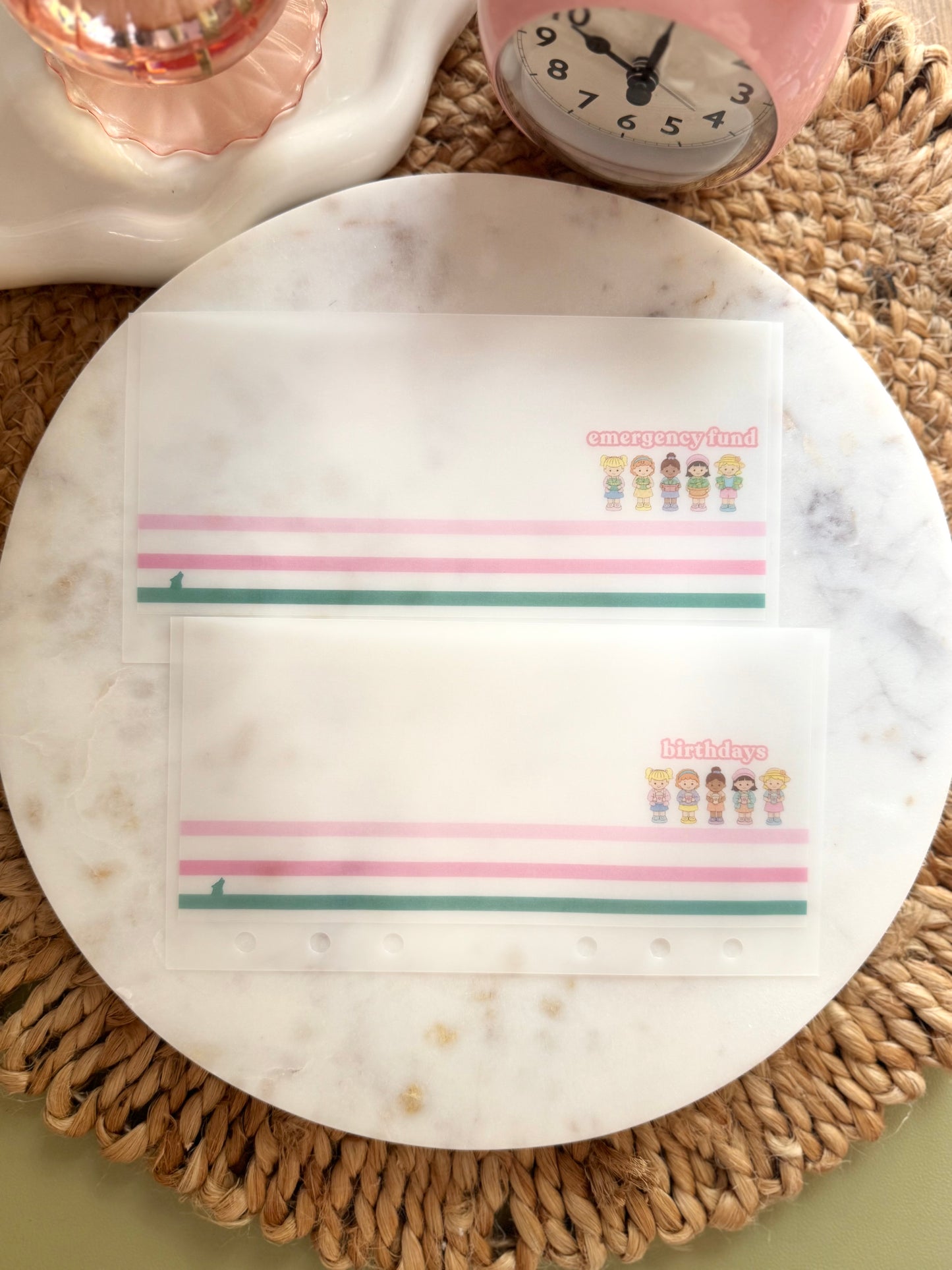 The Pretty Pocket Society Cash Envelopes
