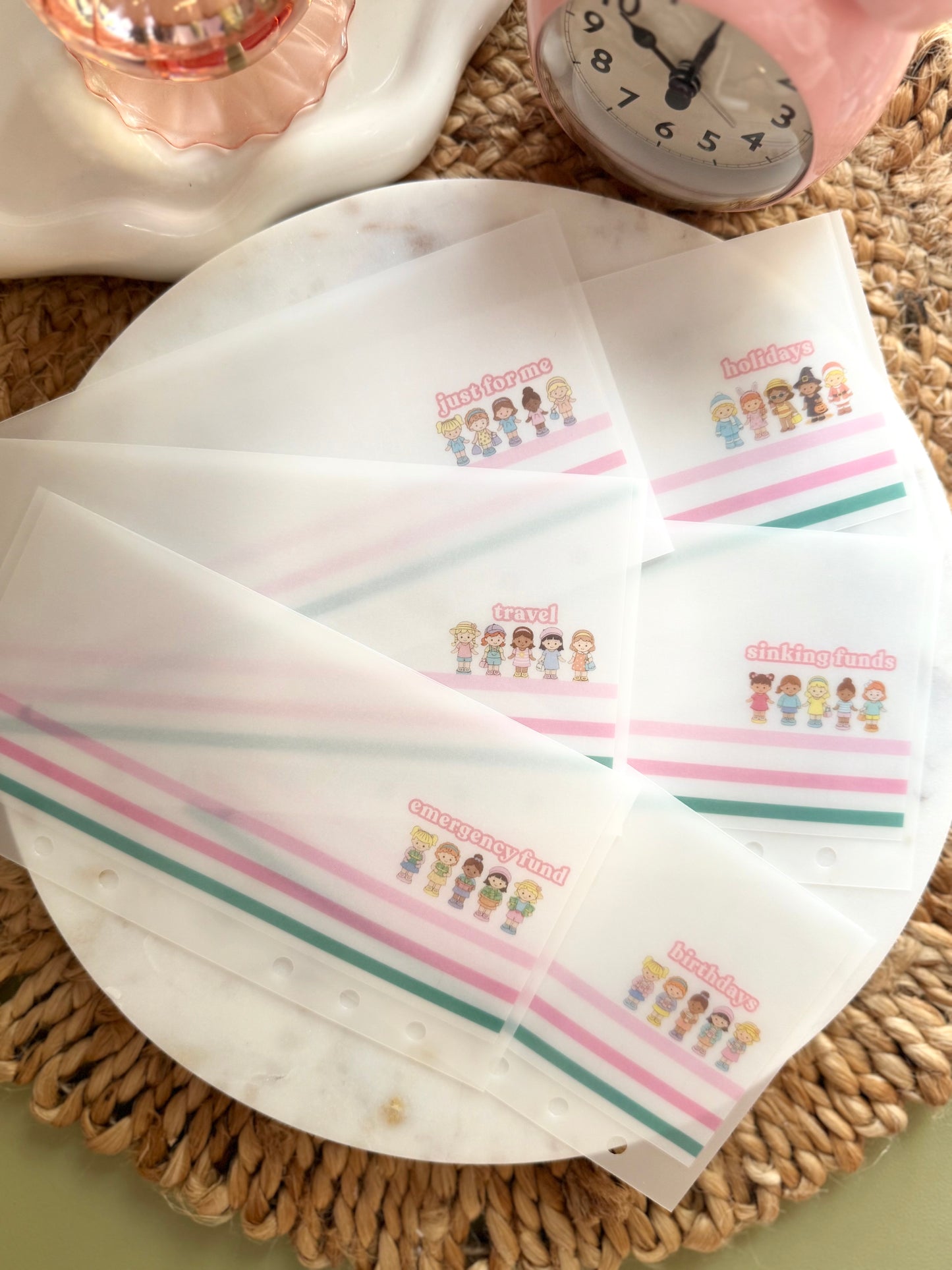 The Pretty Pocket Society Cash Envelopes