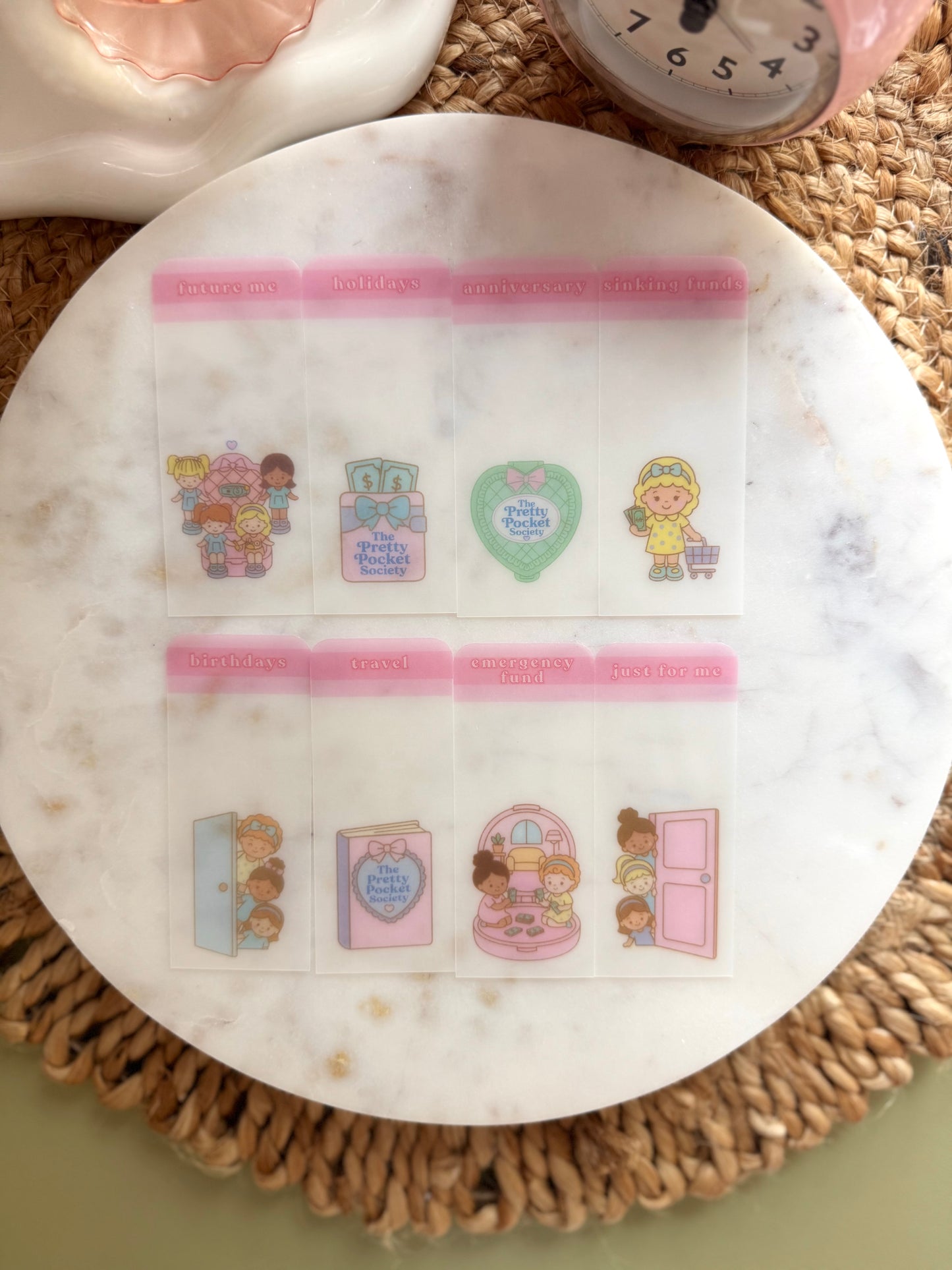 The Pretty Pocket Society Fitted Tabs