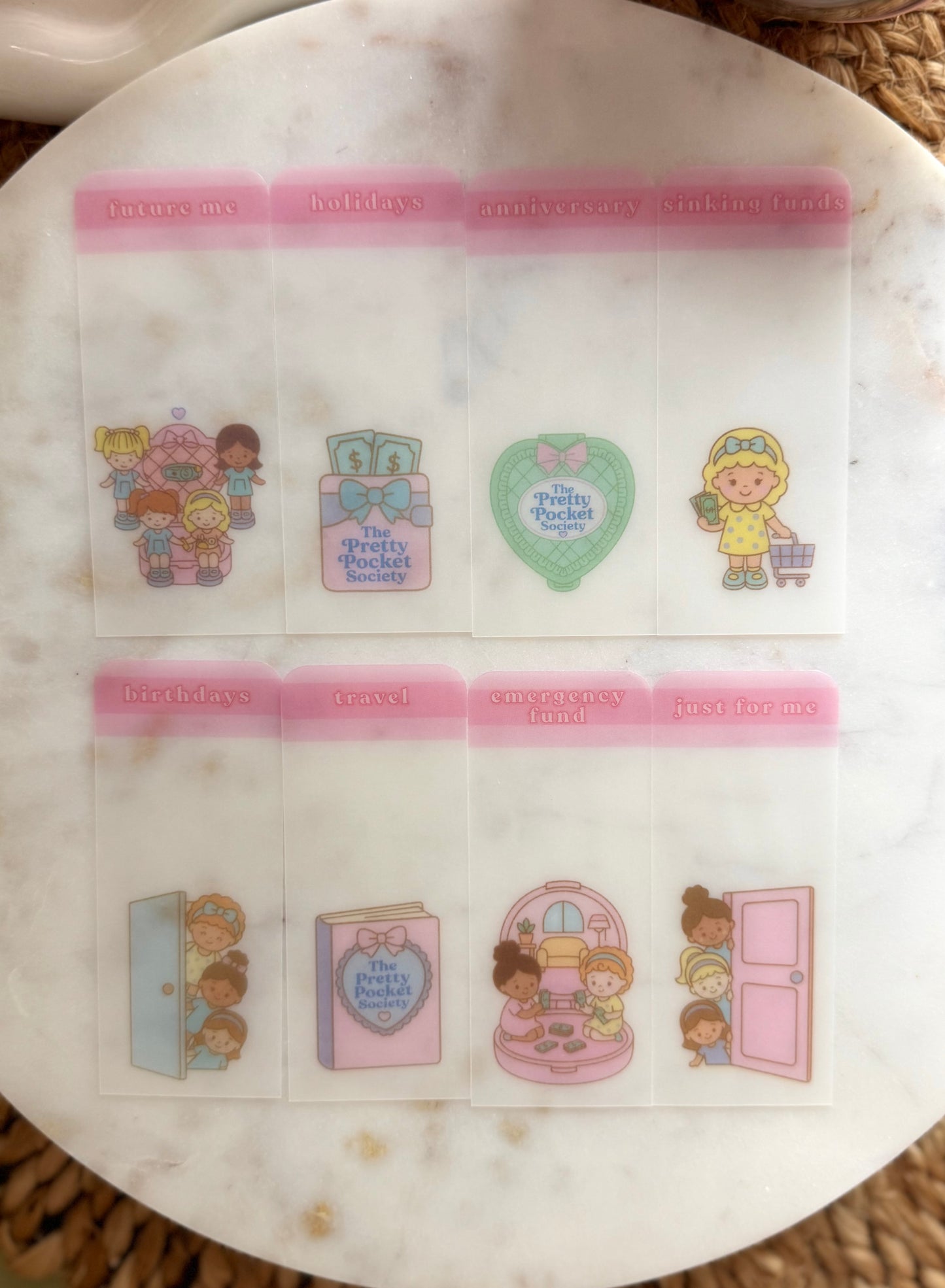 The Pretty Pocket Society Fitted Tabs