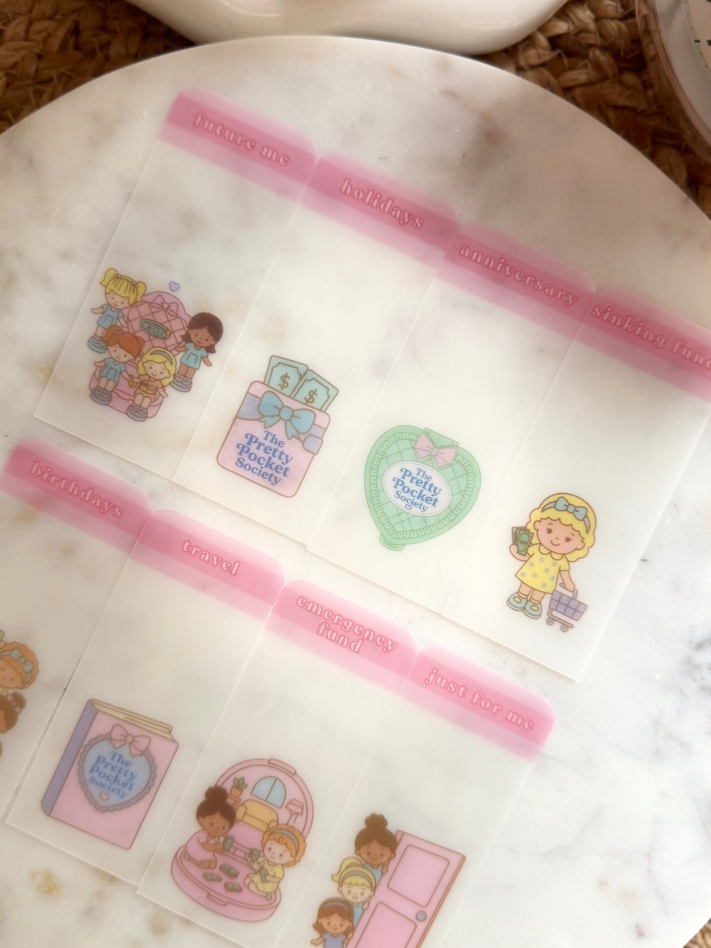 The Pretty Pocket Society Fitted Tabs
