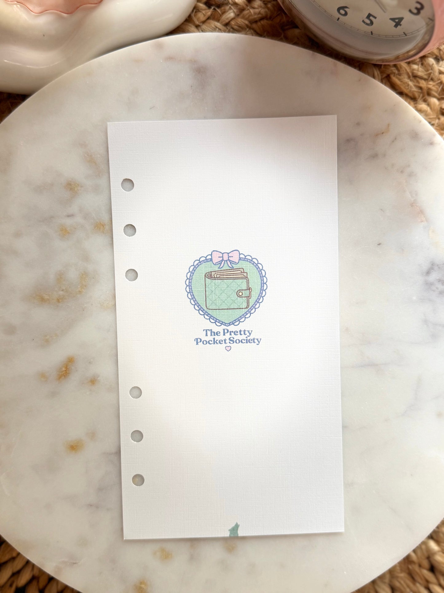 The Pretty Pocket Society Heart Compact Dashboard