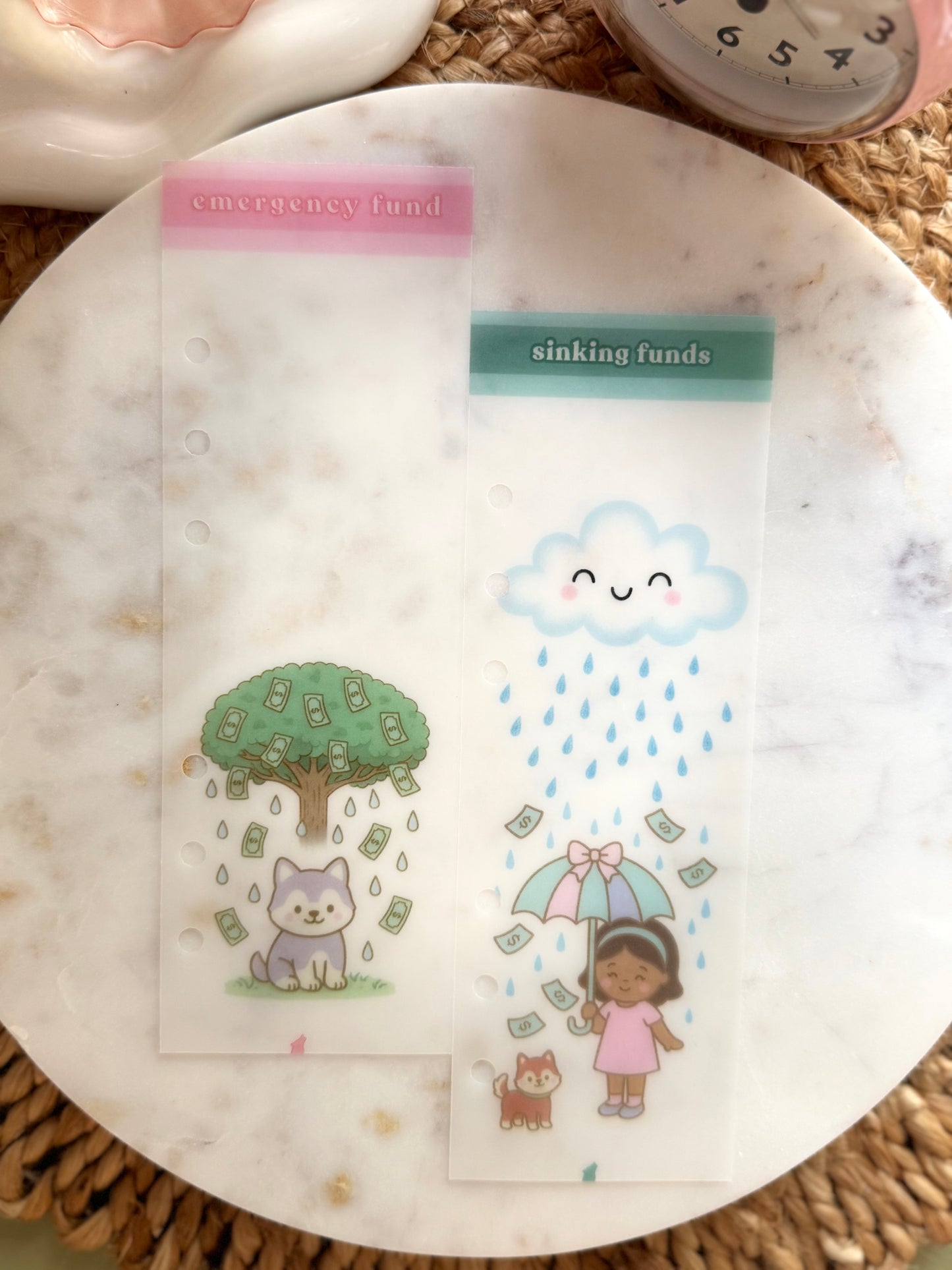 The Pretty Pocket Society Money Dreams Dividers