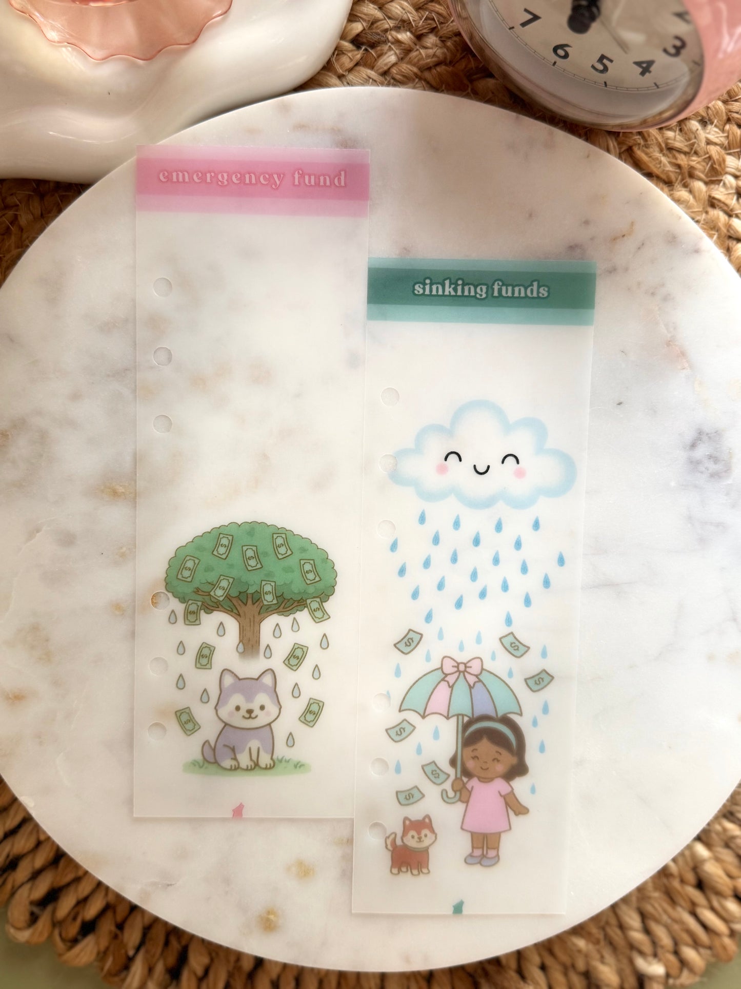 The Pretty Pocket Society Money Dreams Dividers