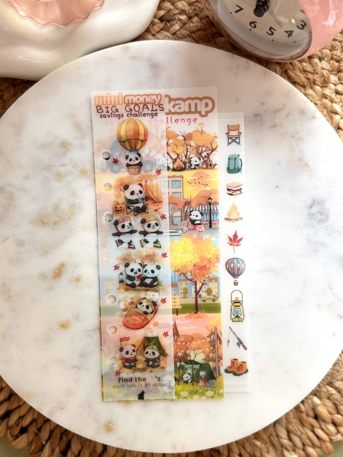 Koko's Cozy Kamp Savings Challenge  🍂🐼