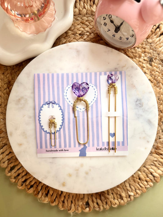 Plum Petals Trio 💜