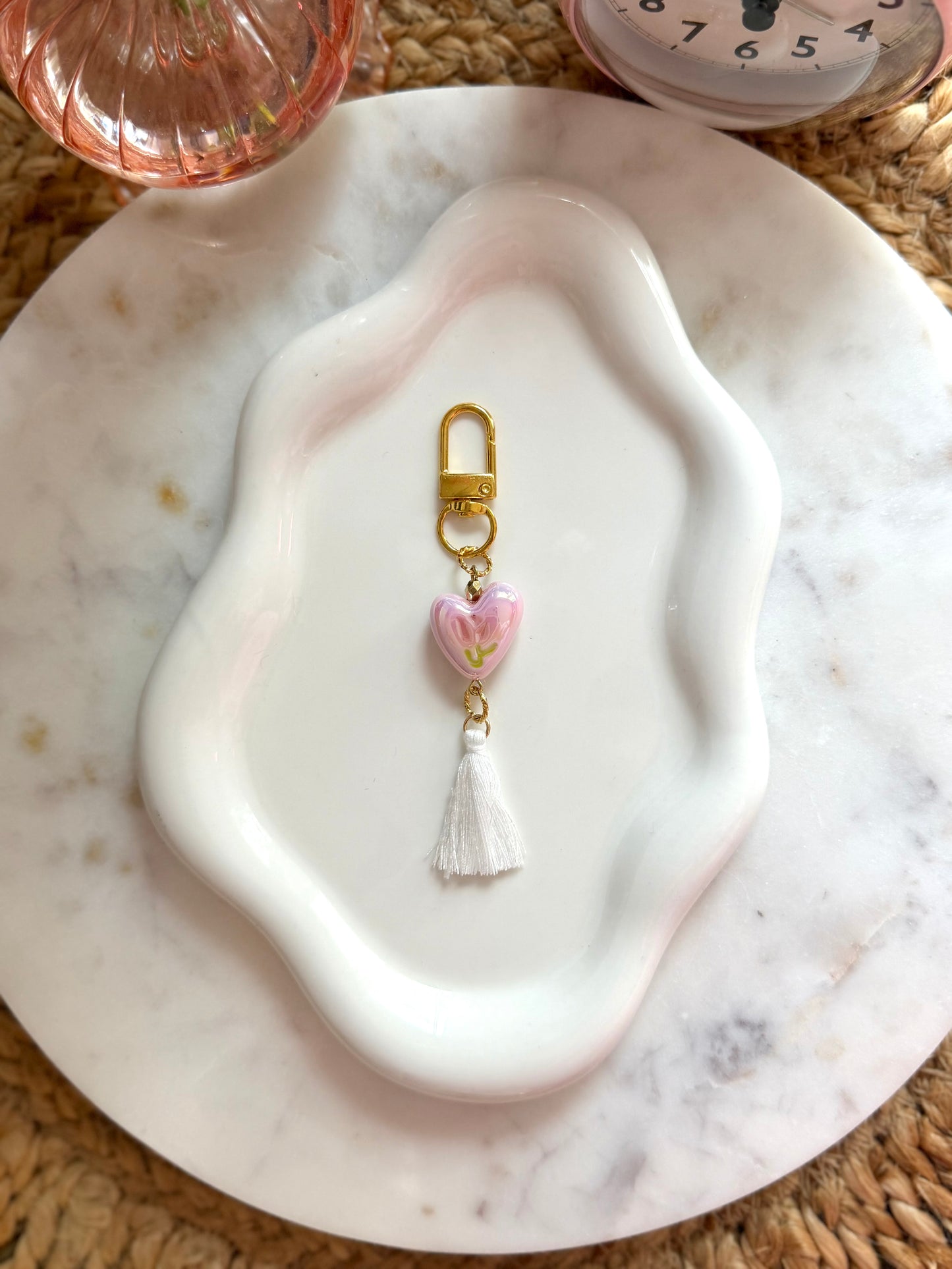 Roses & Whispers Planner Charm