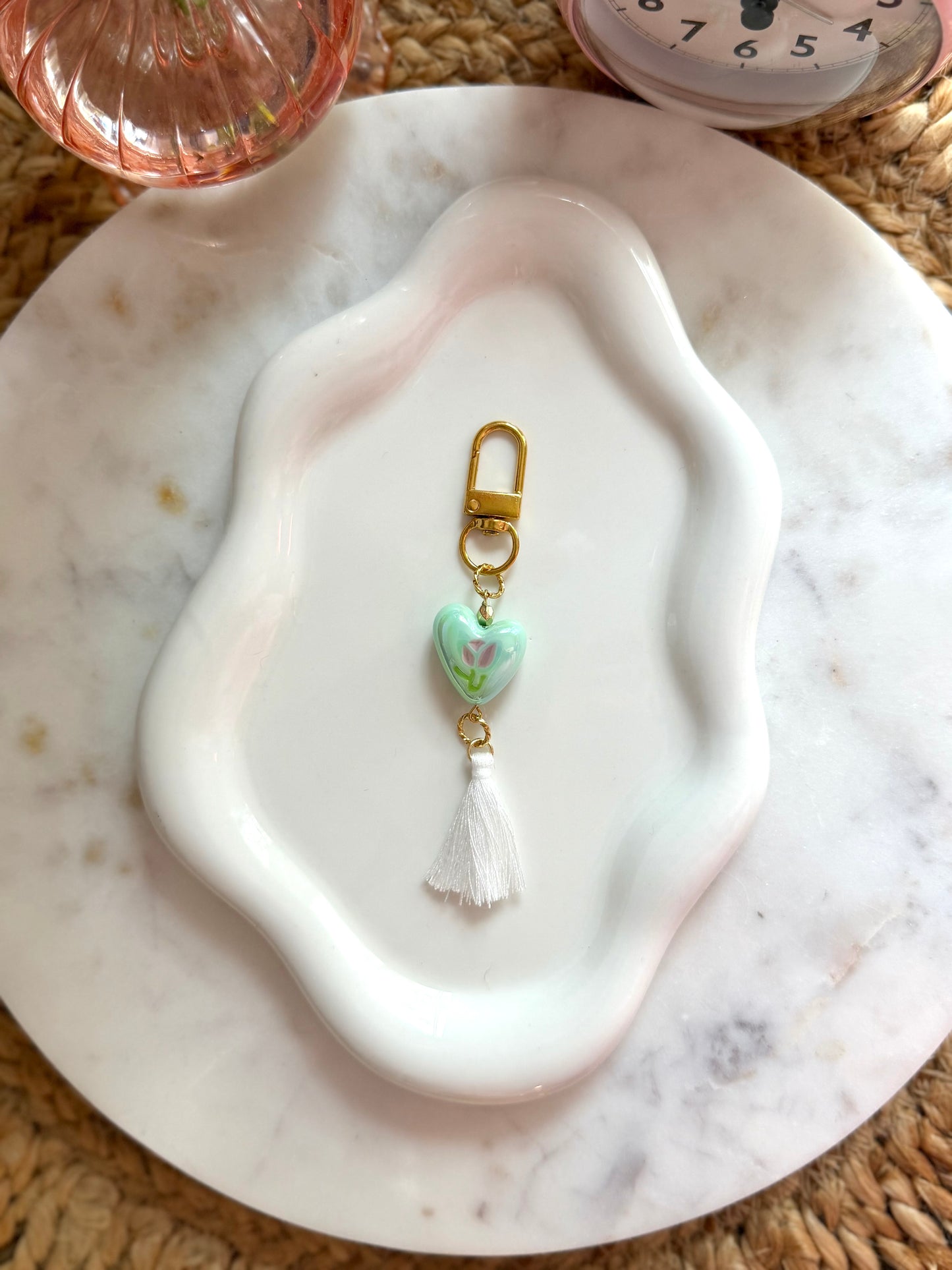 Roses & Whispers Planner Charm