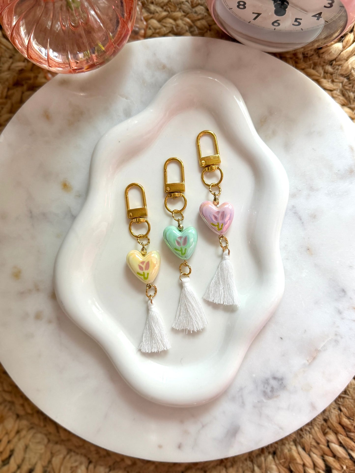 Roses & Whispers Planner Charm