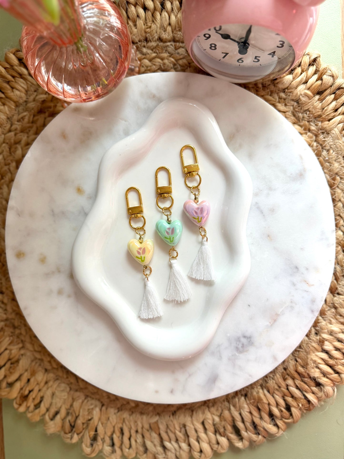 Roses & Whispers Planner Charm