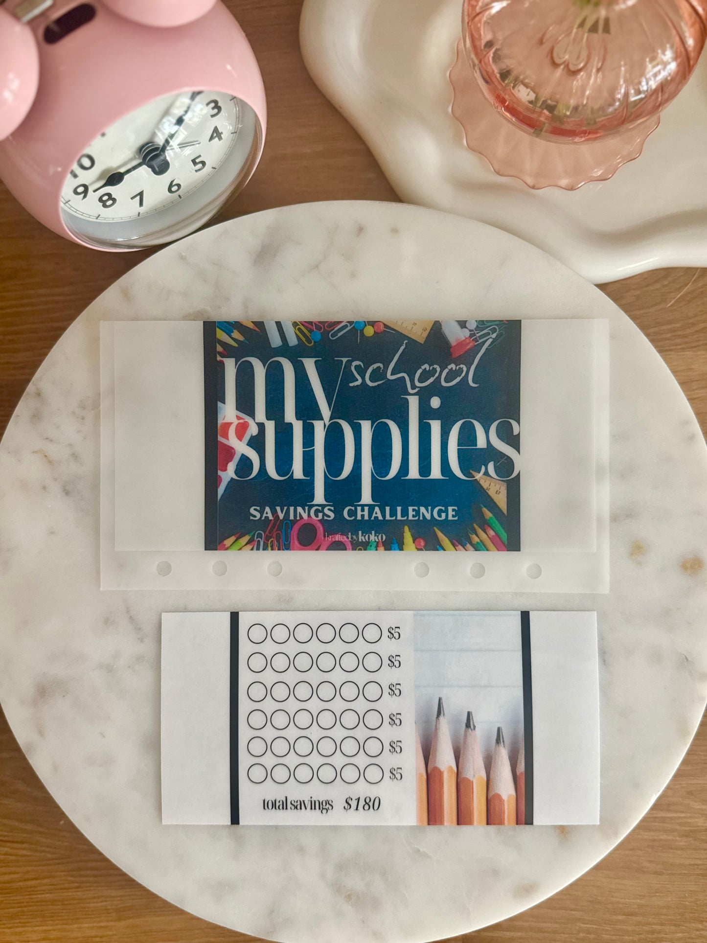 My School Supplies Savings Challenge