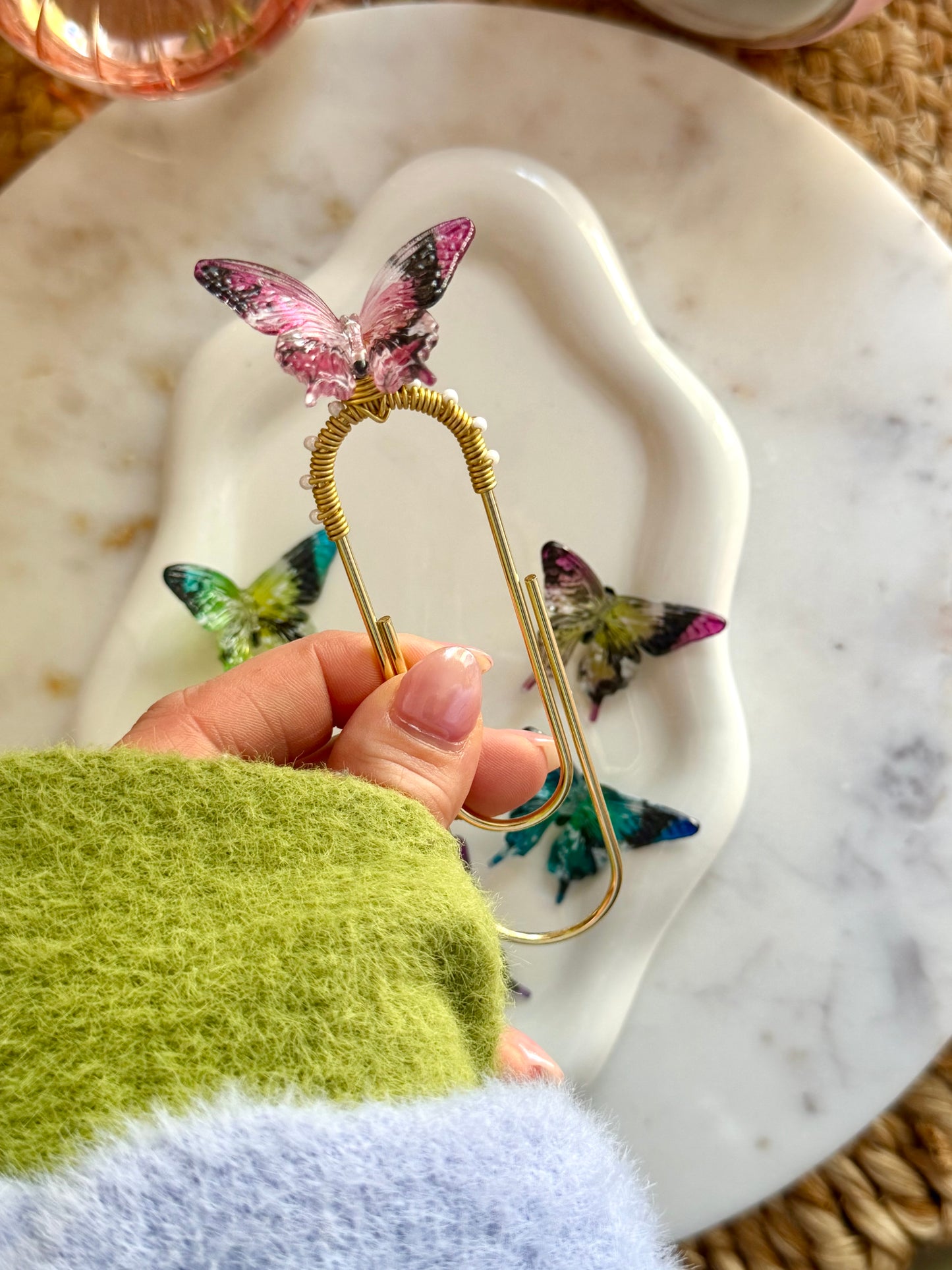 Wild Meadow Butterfly Clip
