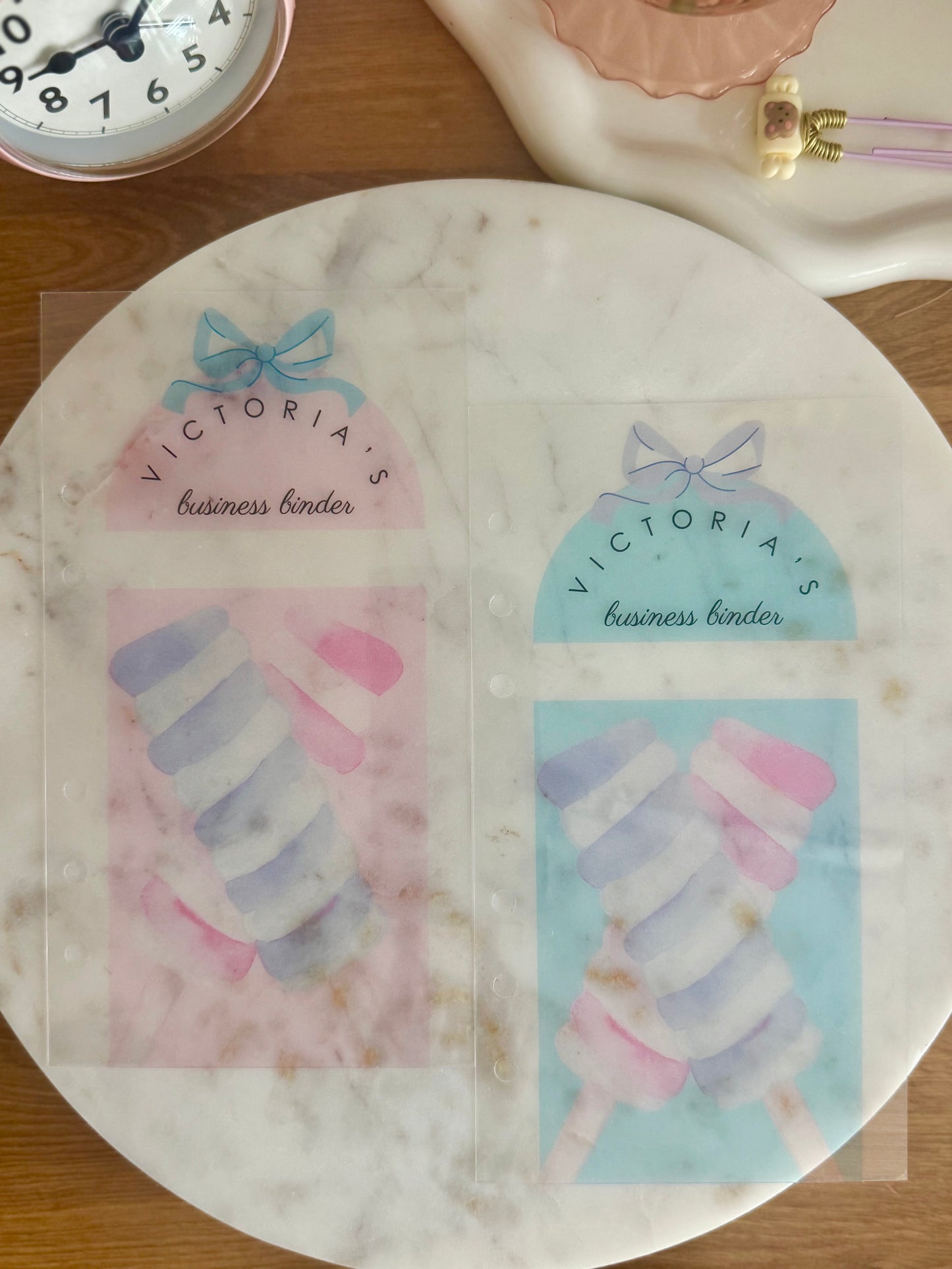 LolliLove & Macaron Rain Duo Dashboard