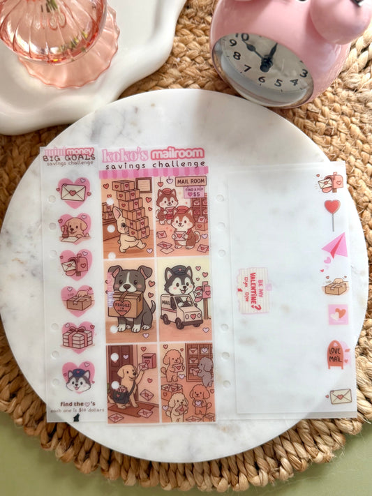 Koko’s Mailroom Savings Challenge 🐾📬